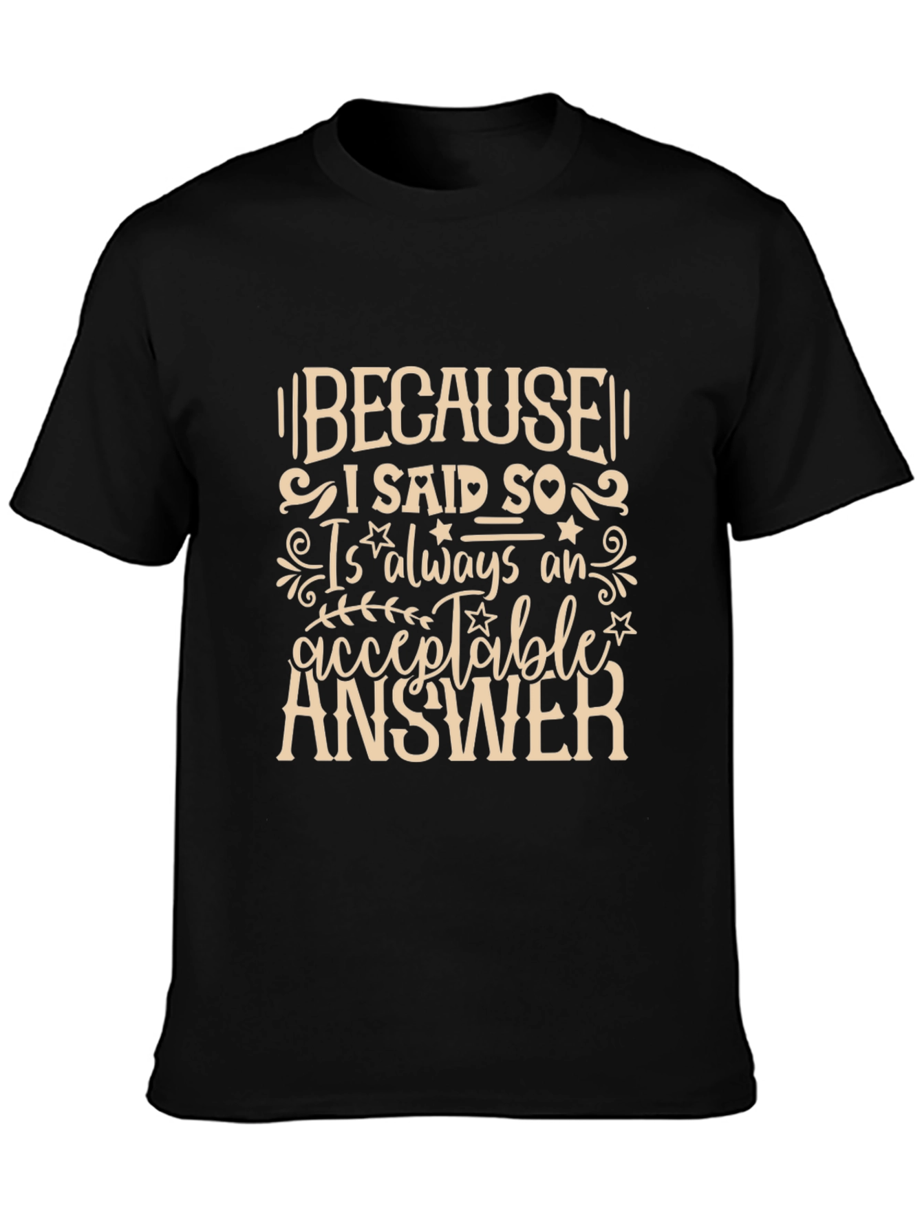 Because I Said So T-Shirt