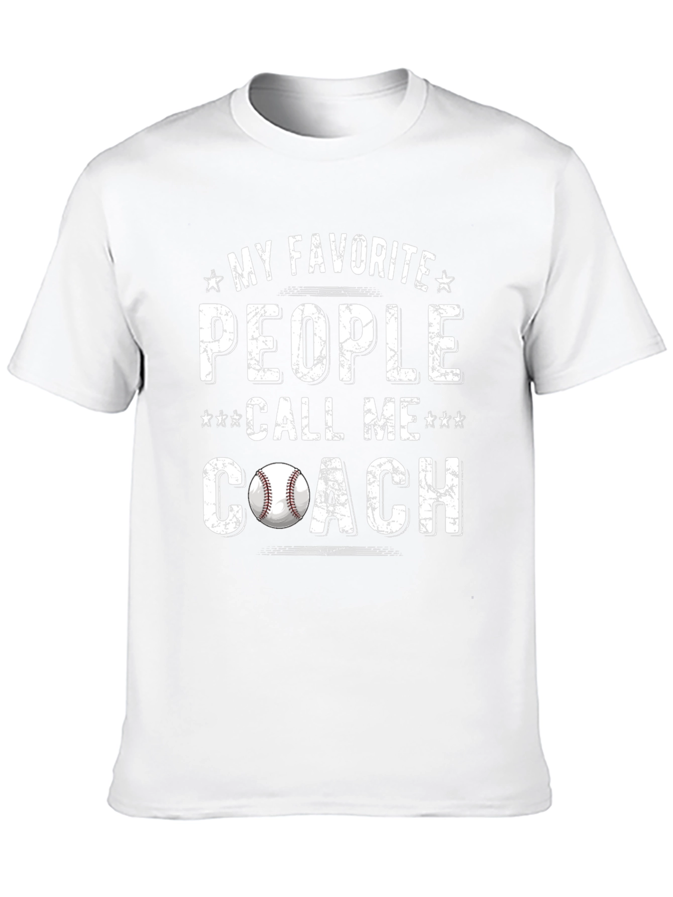 My Favorite People Call Me Coach Baseball T-Shirt