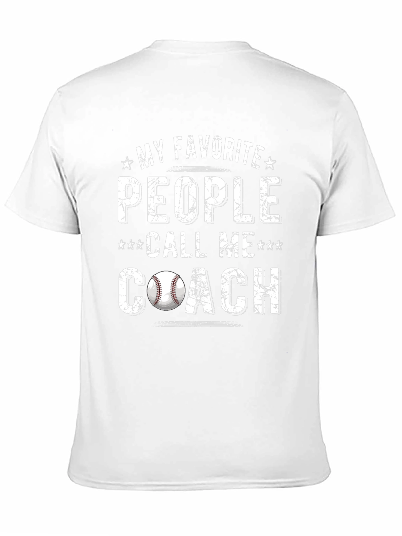 My Favorite People Call Me Coach Baseball T-Shirt
