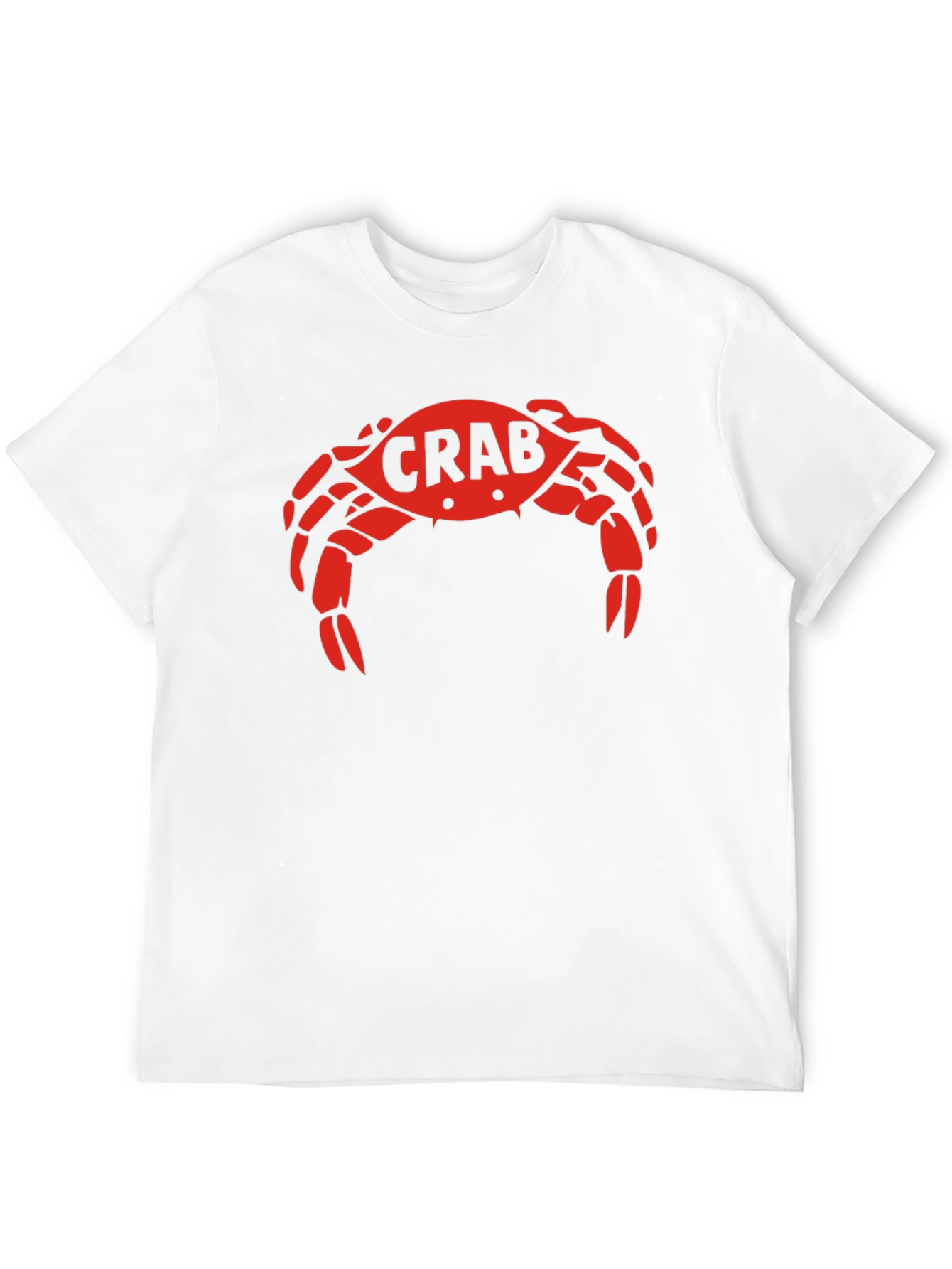 Crab Graphic T-Shirt - Bold Red Design
