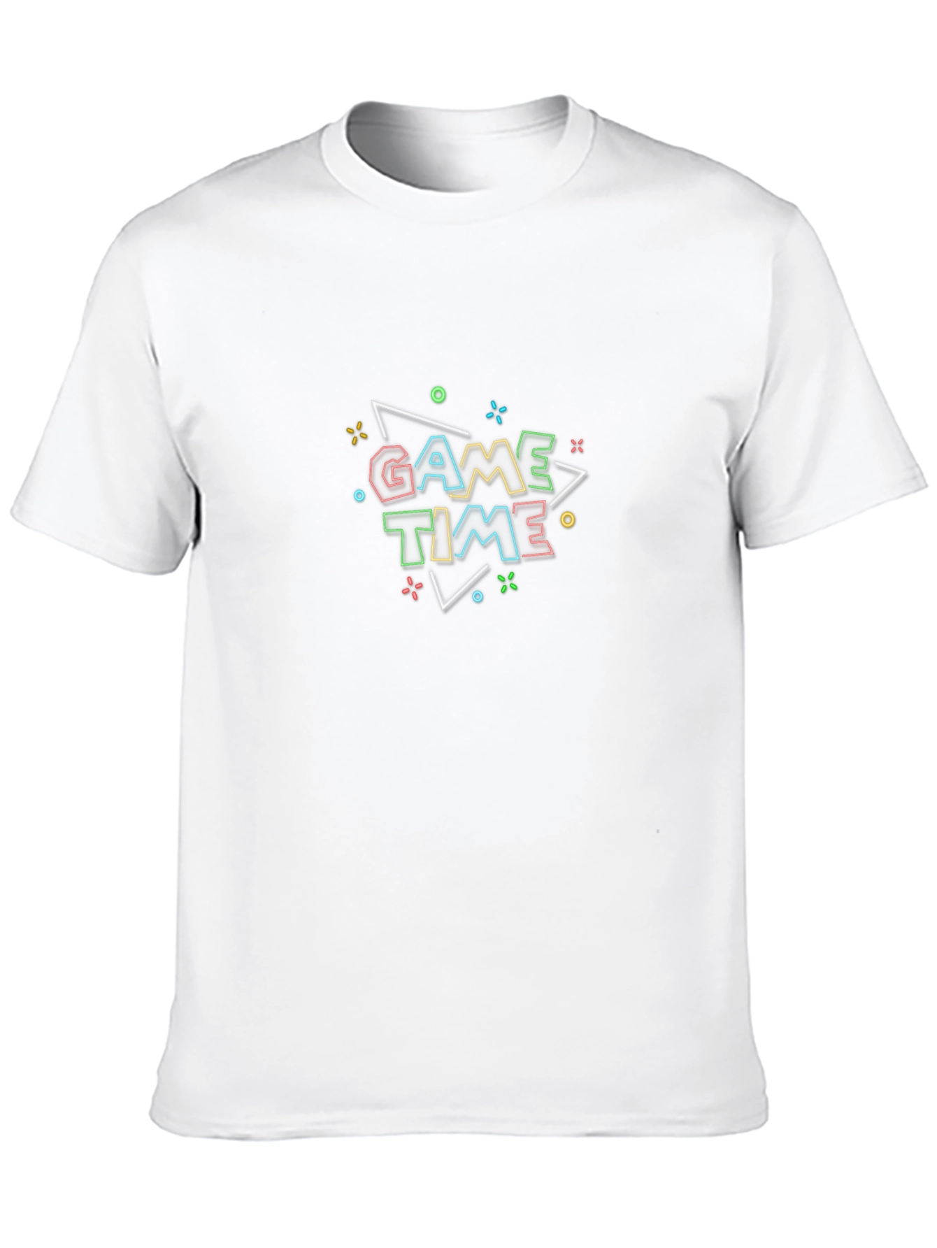 Game Time Black Graphic Tee - Fun Casual Style