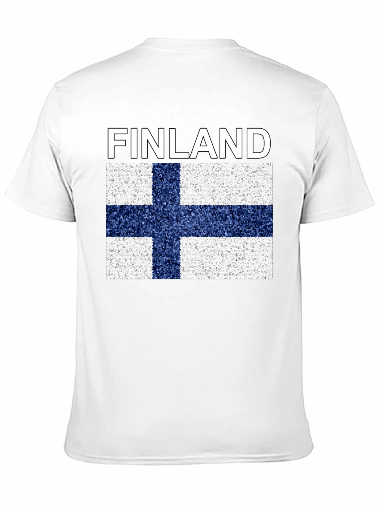 Finland Flag T-Shirt - Black Graphic Tee