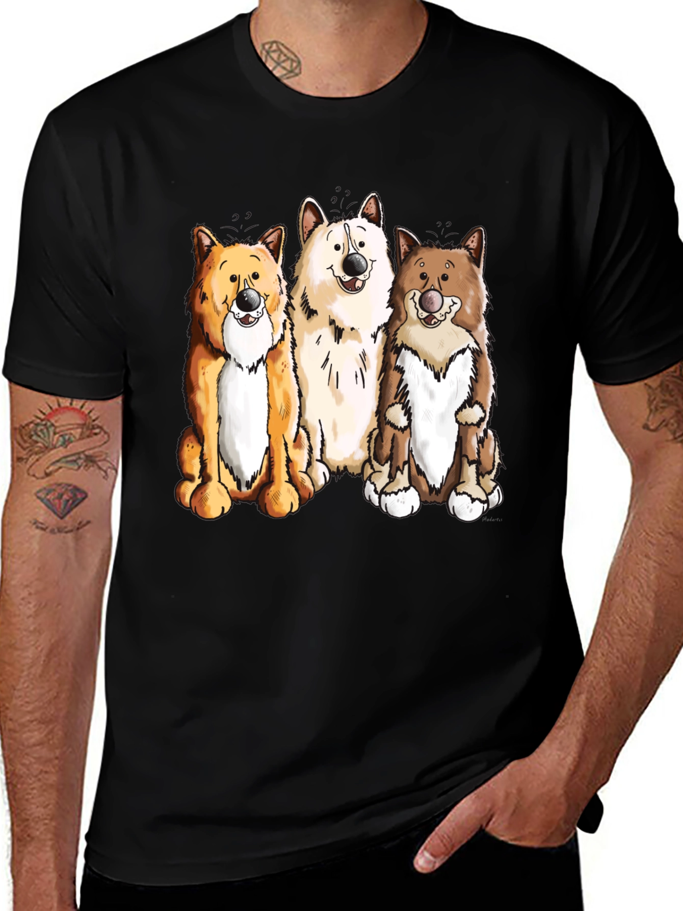 Cartoon Dog T-Shirt