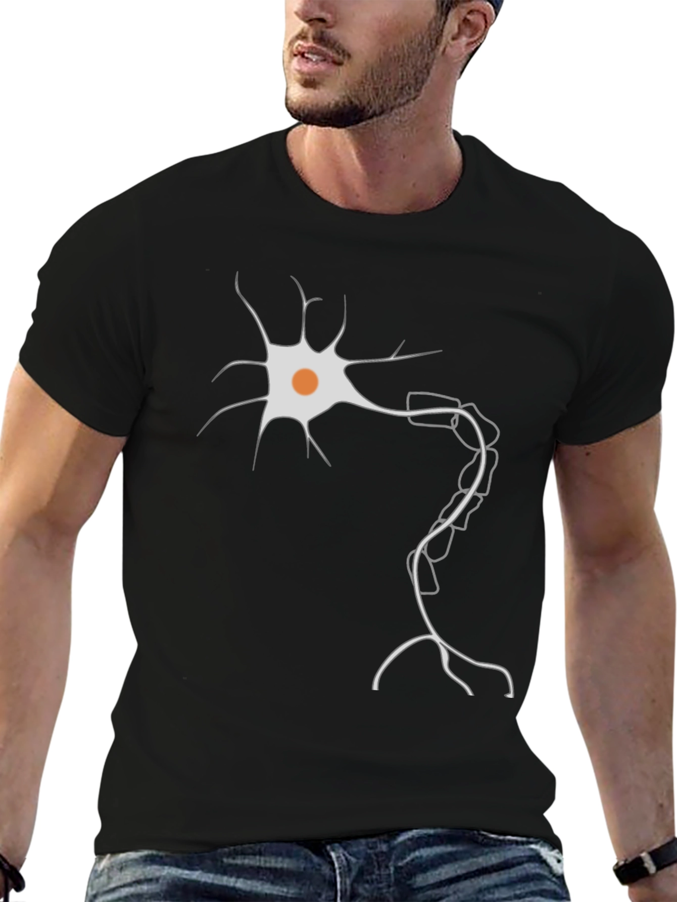 Neuron Graphic Tee - Stylish Science Shirt