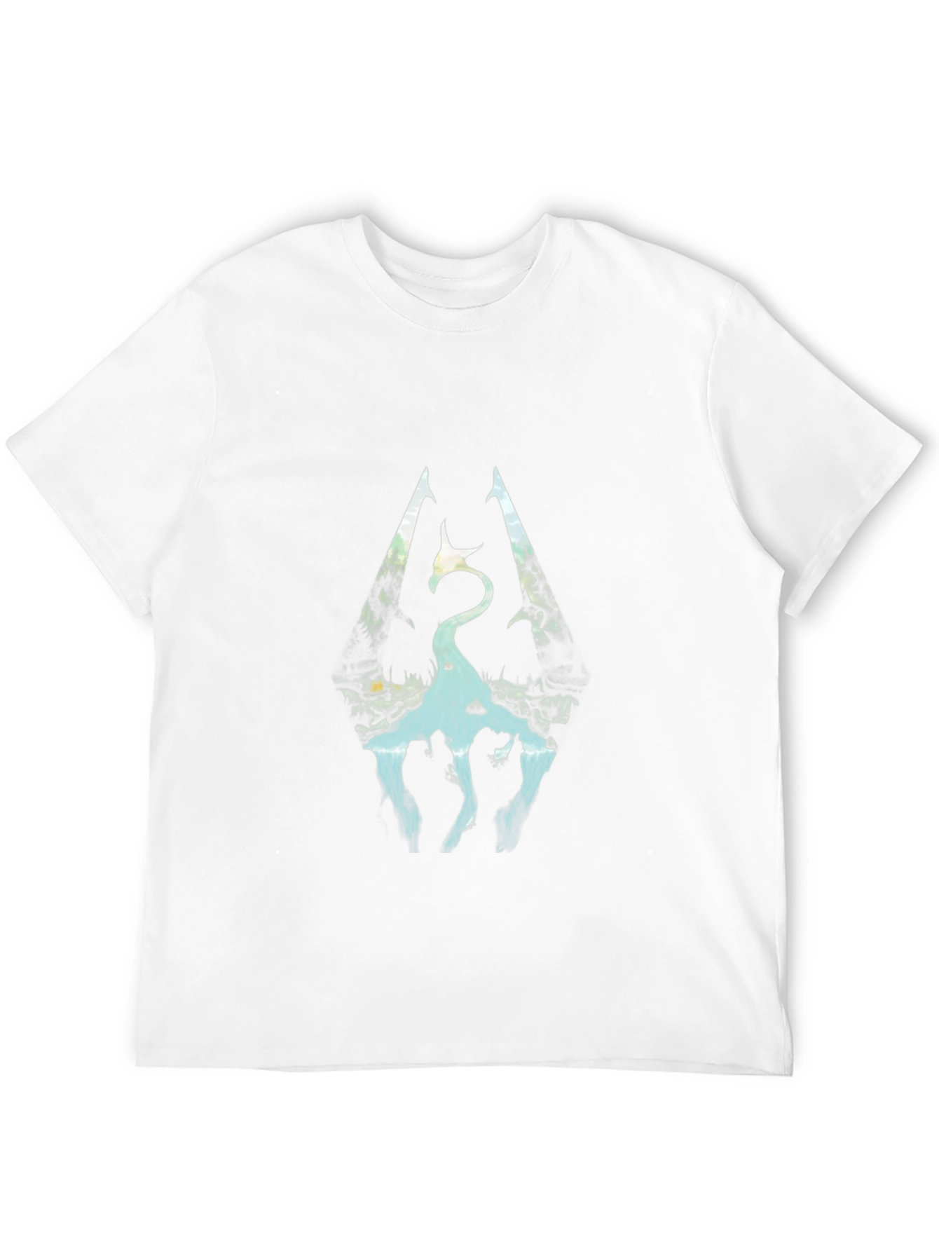 Skyrim Logo Graphic Black T-Shirt