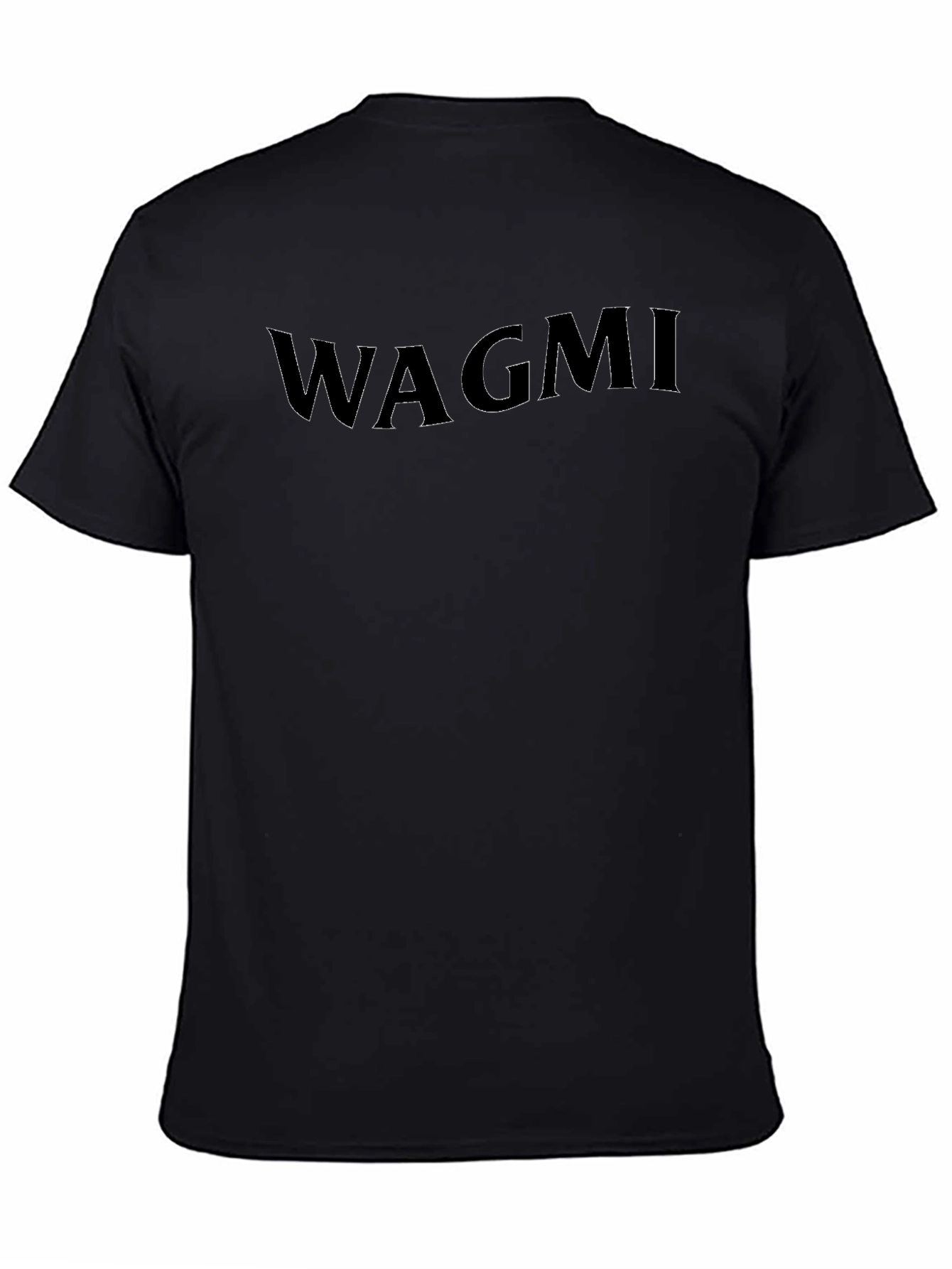 WAGMI Graphic Tee - Stylish Black Cotton T-Shirt