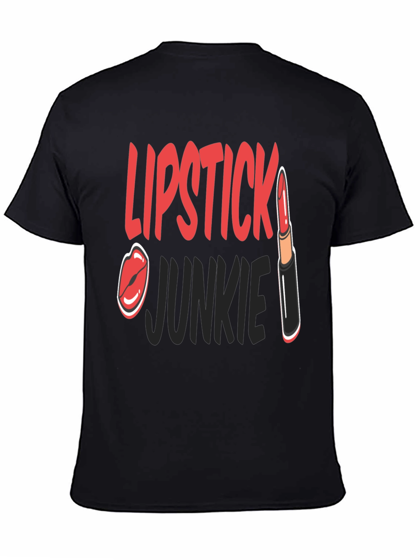 Lipstick Junkie Graphic T-Shirt