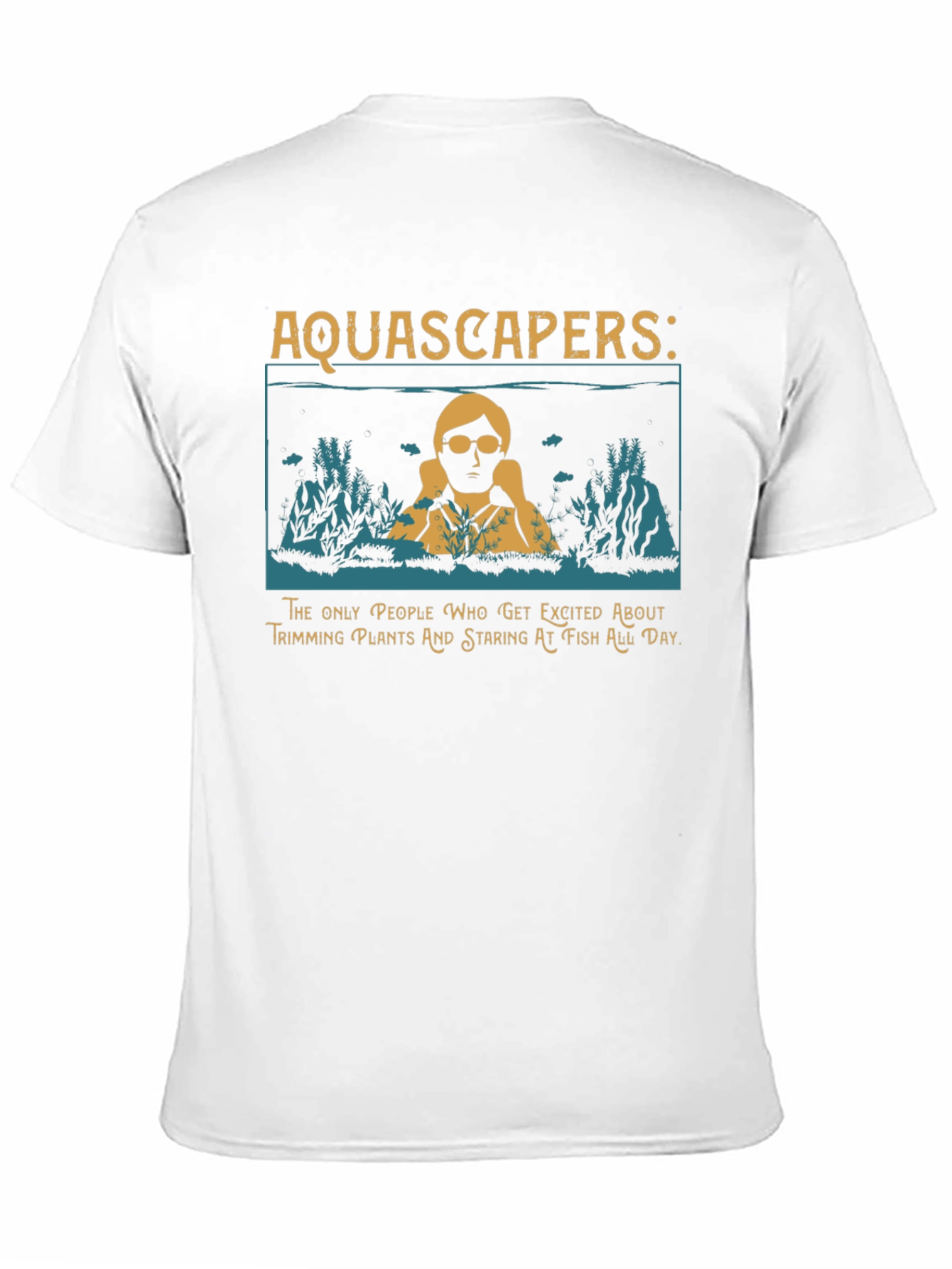Aquascapers Graphic T-Shirt - Funny Fish Keeping Tee