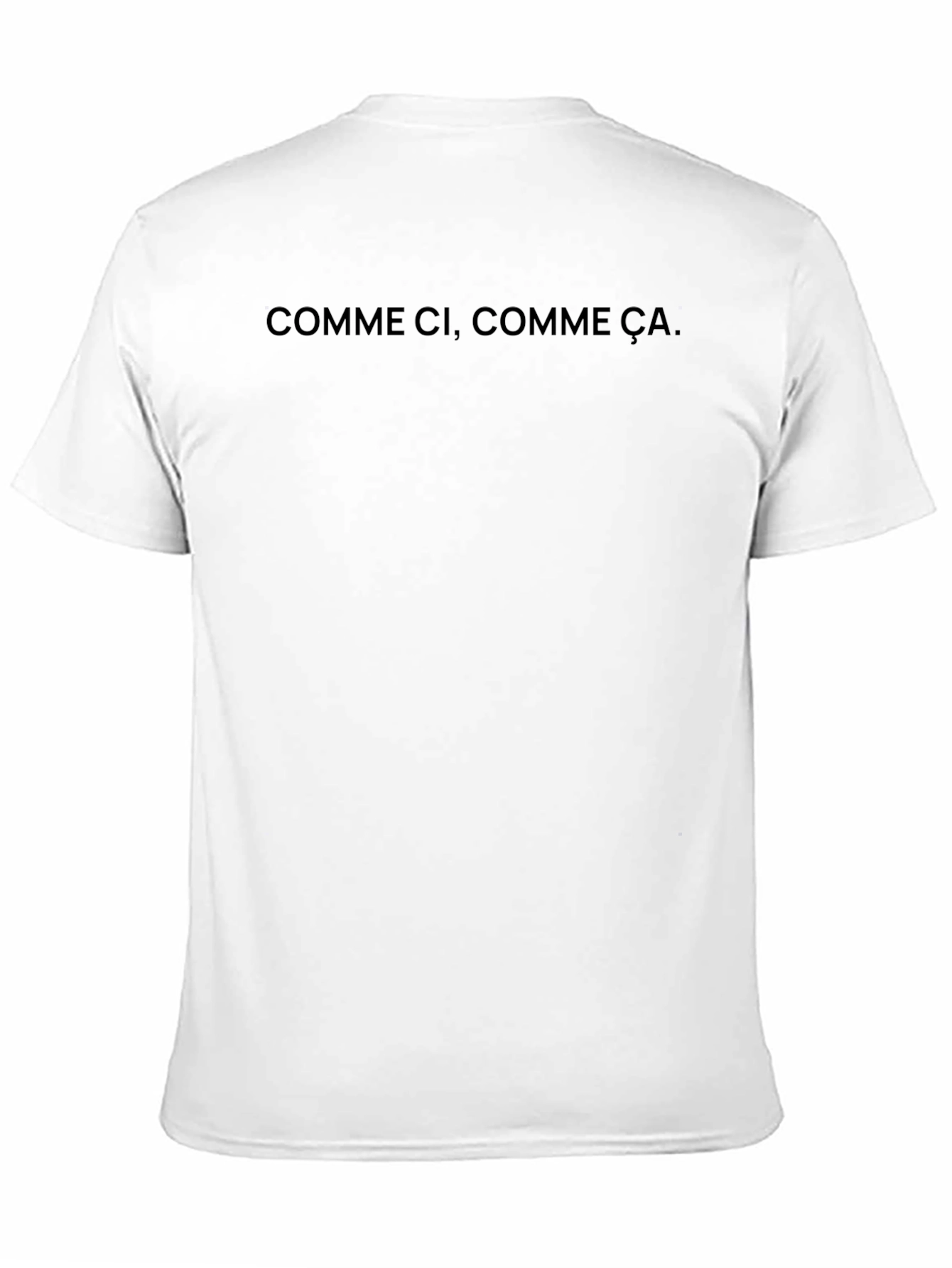 Comme Ci Comme Ca Black Crewneck Tee