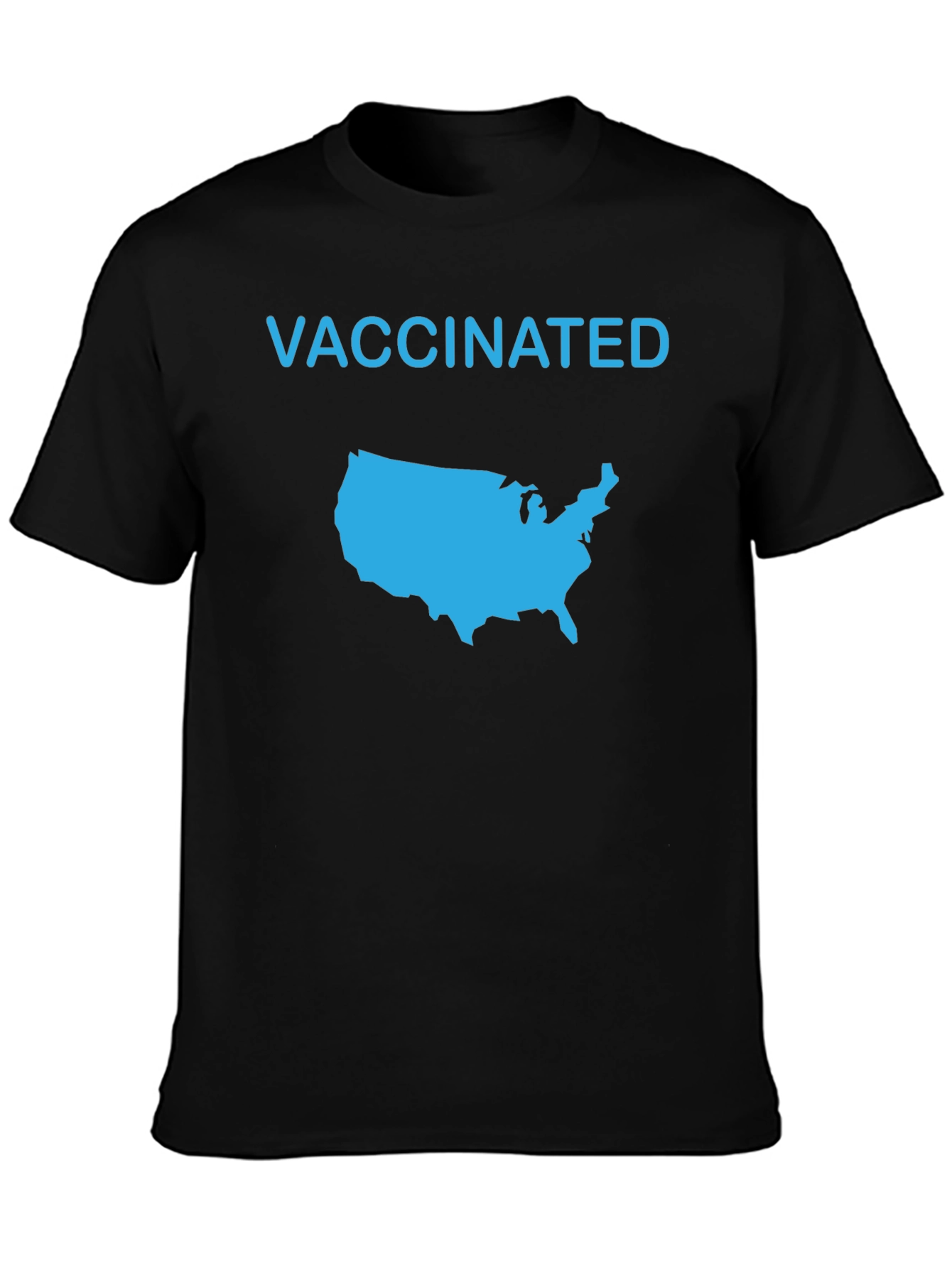 Vaccinated USA Map T-Shirt
