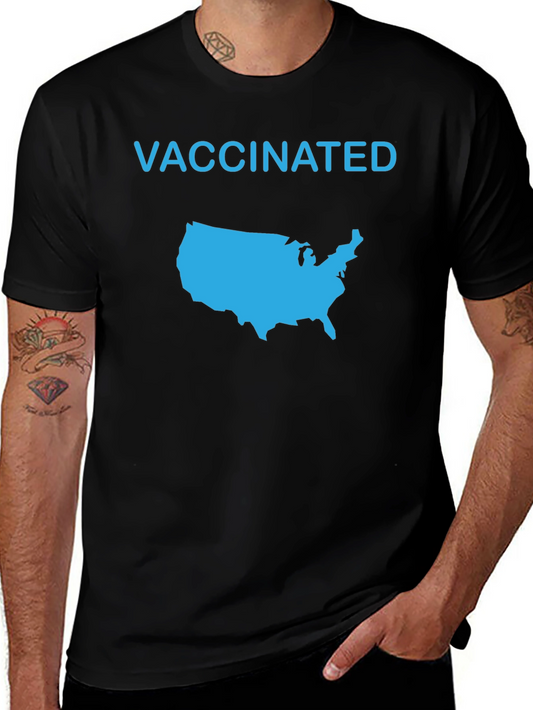 Vaccinated USA Map T-Shirt