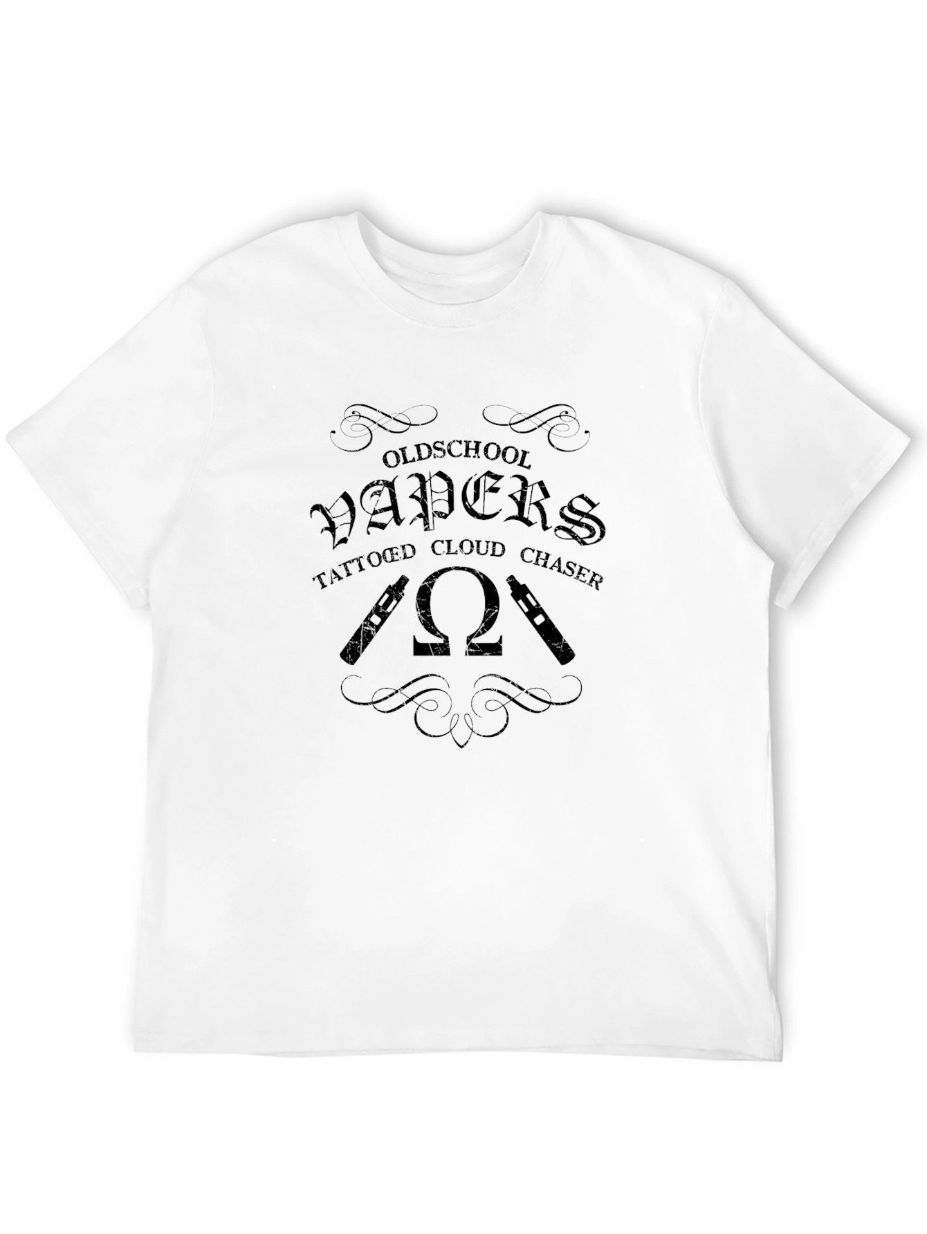 Oldschool Vapers T-Shirt - Tattooed Cloud Chaser Tee