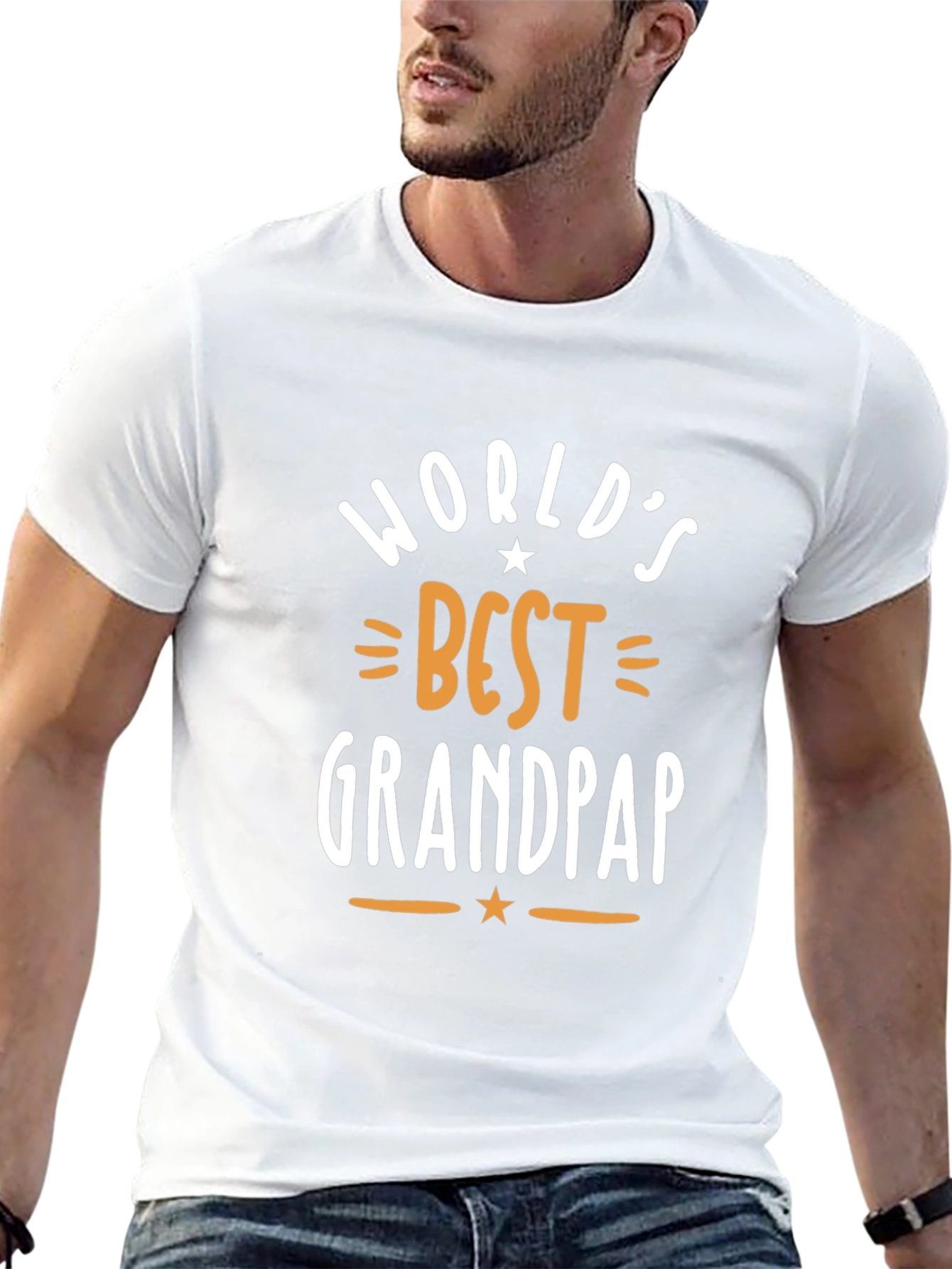 Worlds Best Grandpap Black T-Shirt