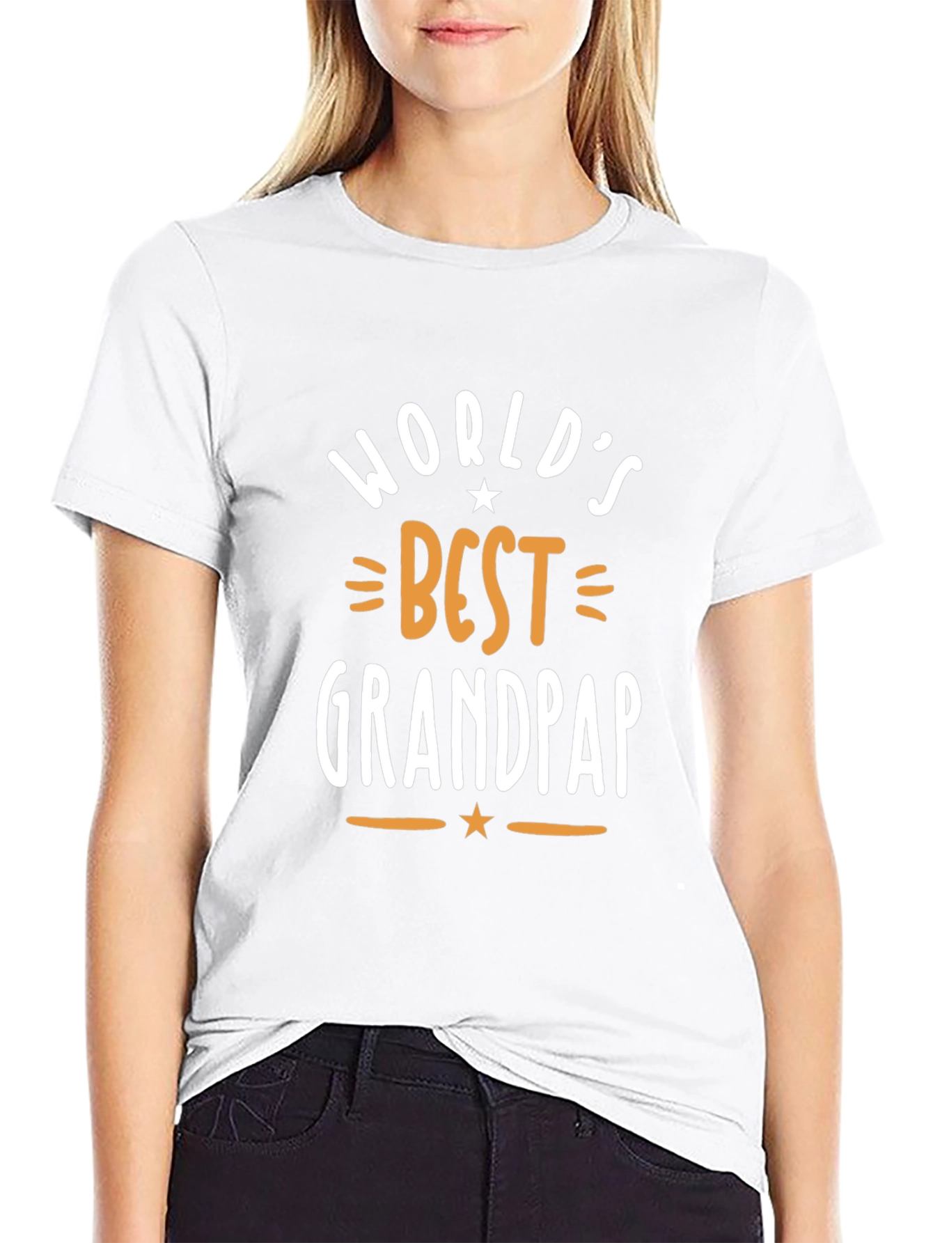 Worlds Best Grandpap Black T-Shirt