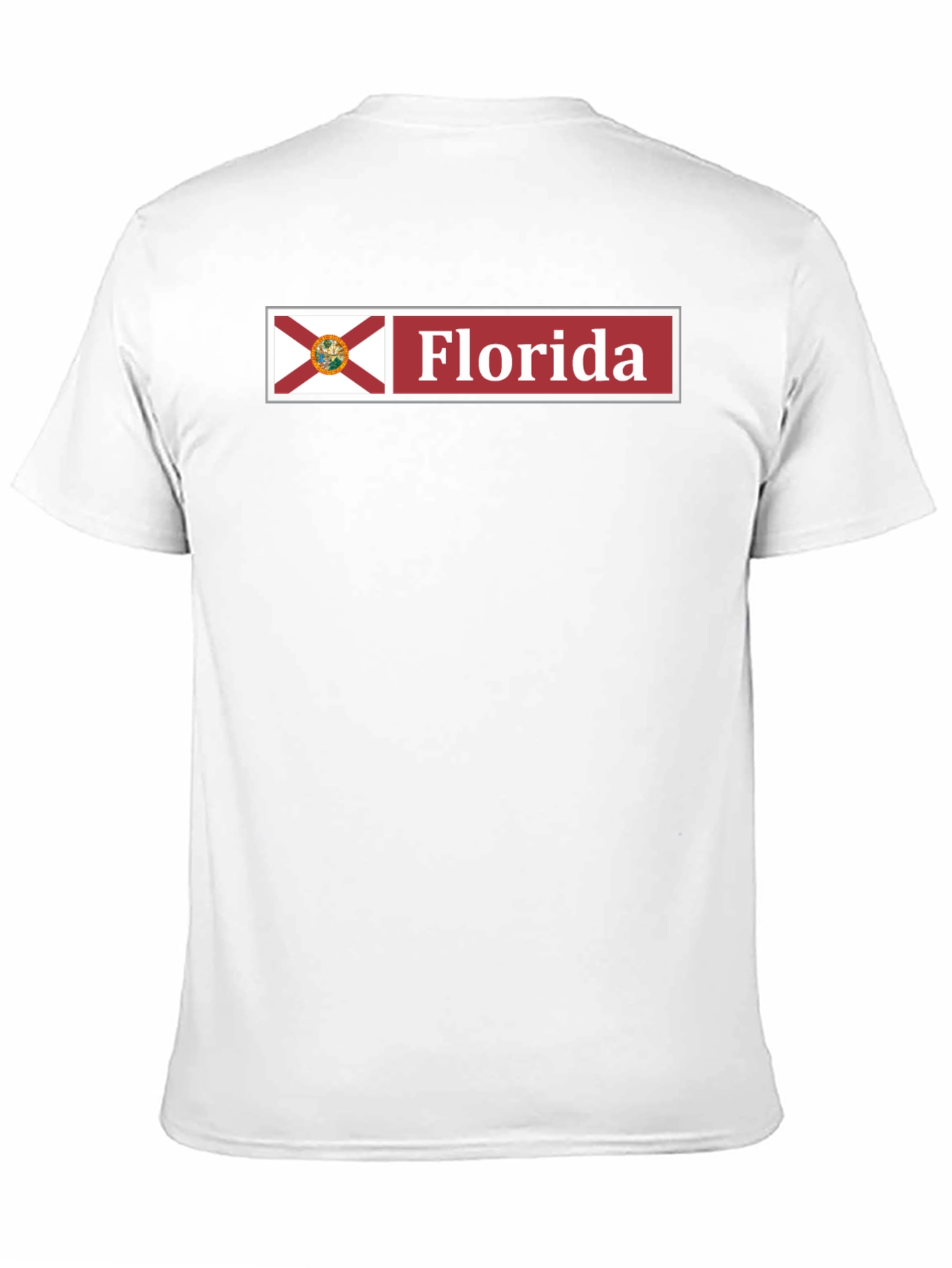 Florida State Flag T-Shirt - Black Cotton Tee
