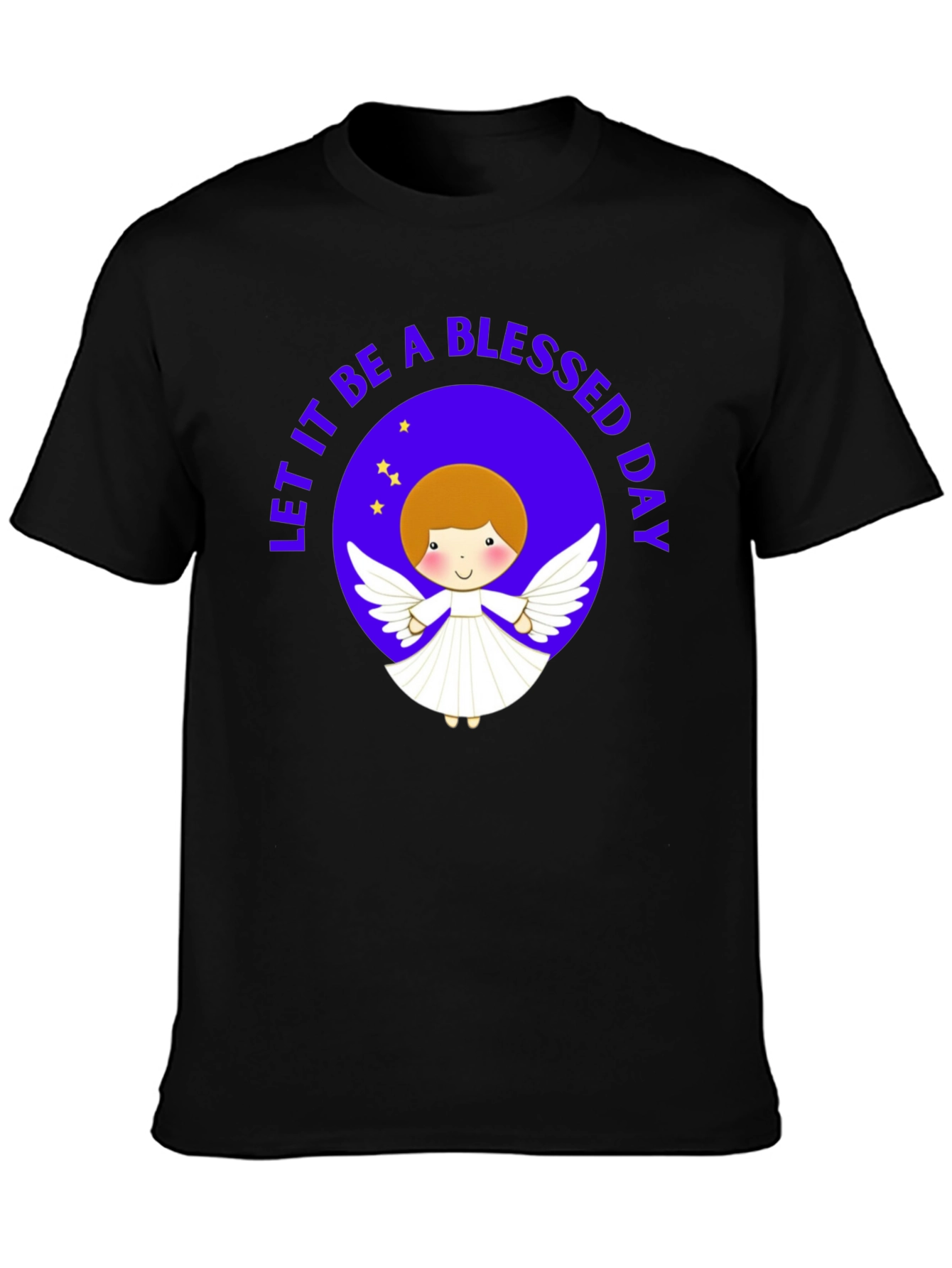 Blessed Day Angel Graphic T-Shirt