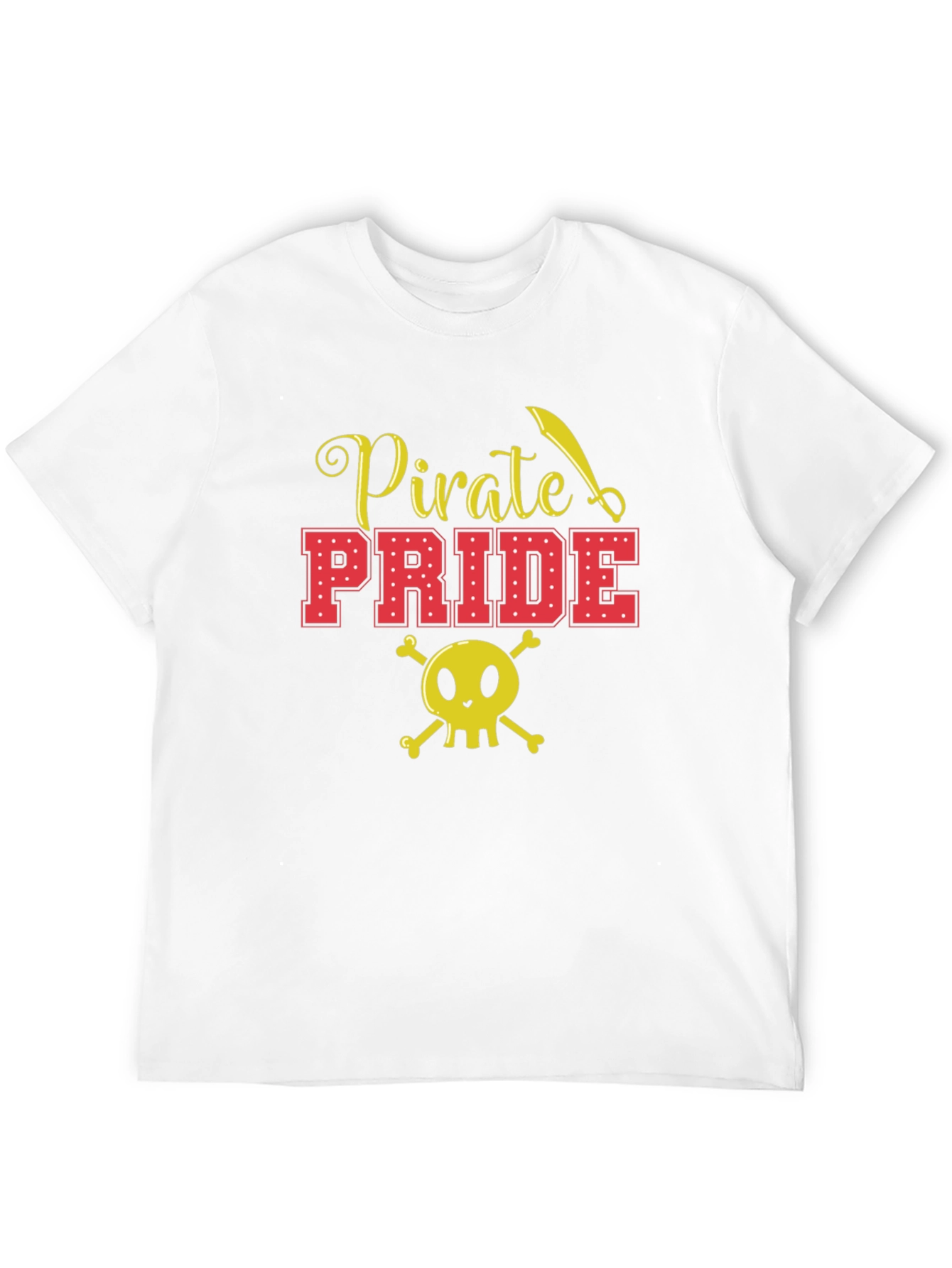 Pirate Pride Graphic T-Shirt - Black Cotton Tee