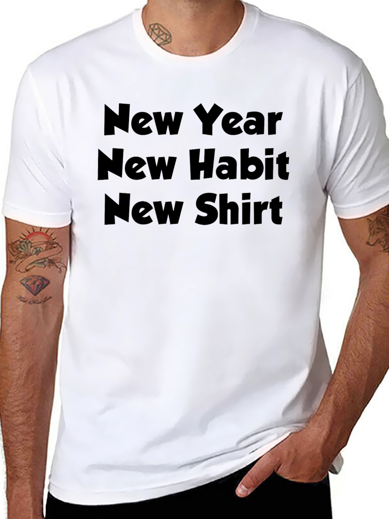 New Year New Habit New Shirt Graphic Tee