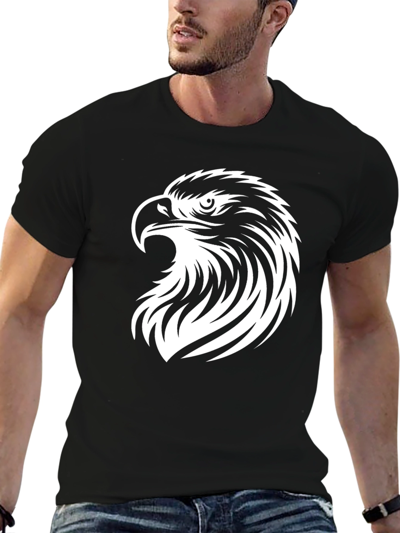 Eagle Graphic Tee - Classic Black T-Shirt