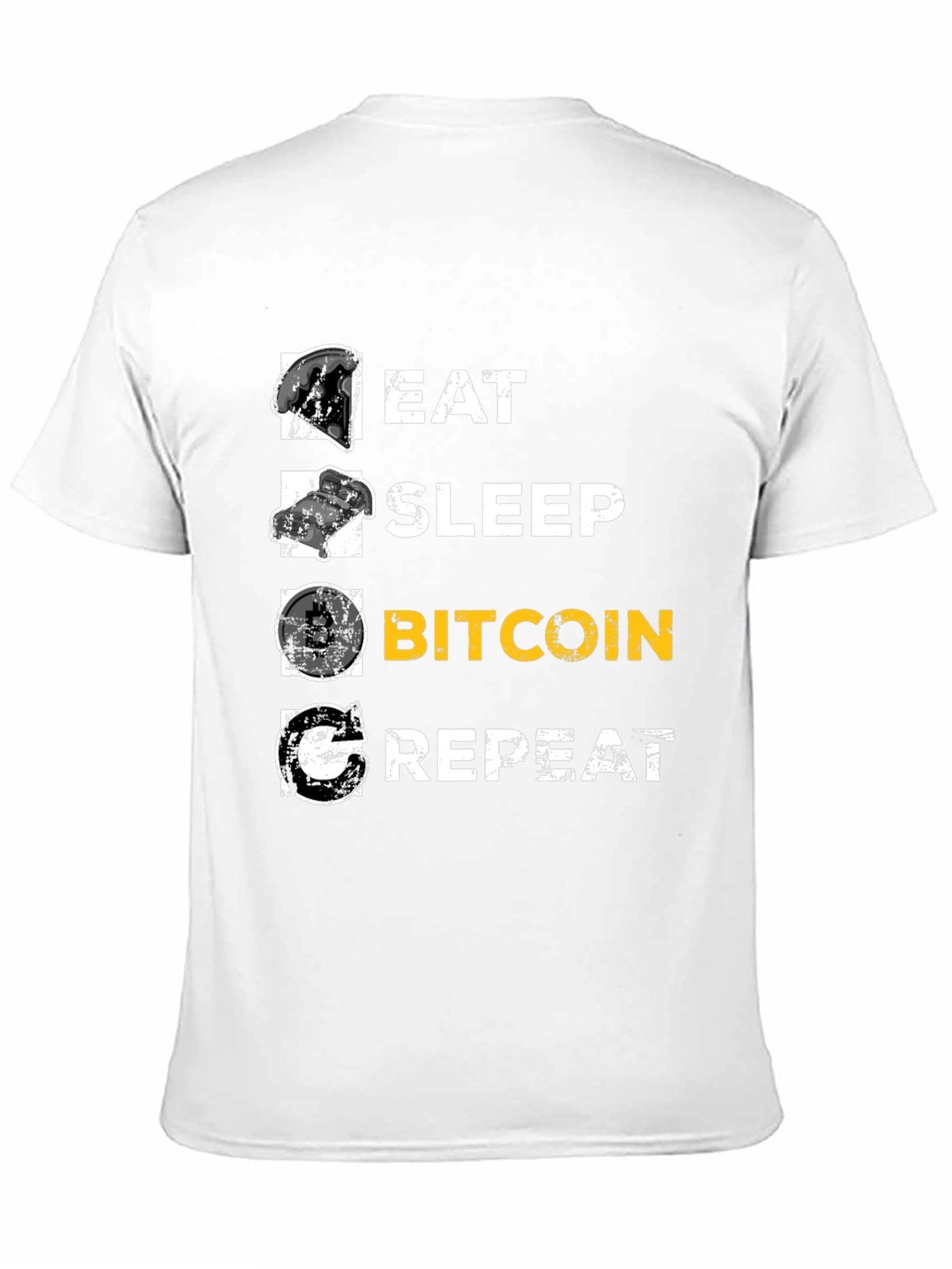 Eat Sleep Bitcoin Repeat Graphic Tee