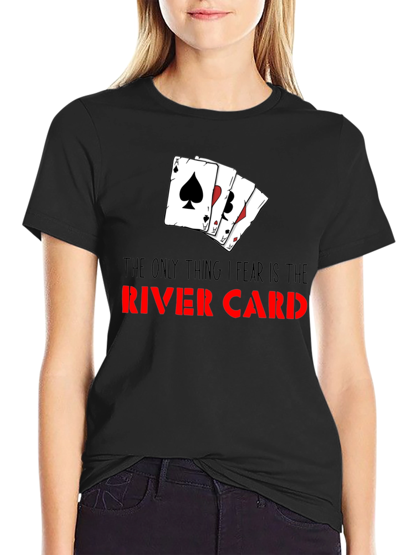 Poker River Card T-Shirt - Gamble with Style