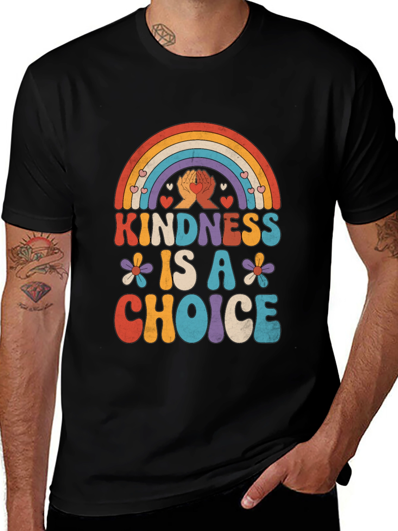 Kindness Is A Choice Graphic T-Shirt