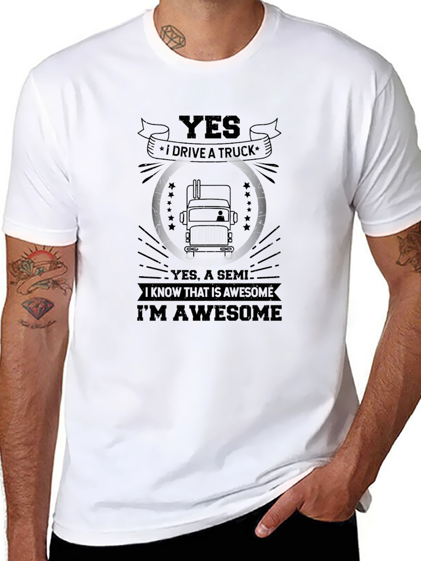 Awesome Truck Driver T-Shirt