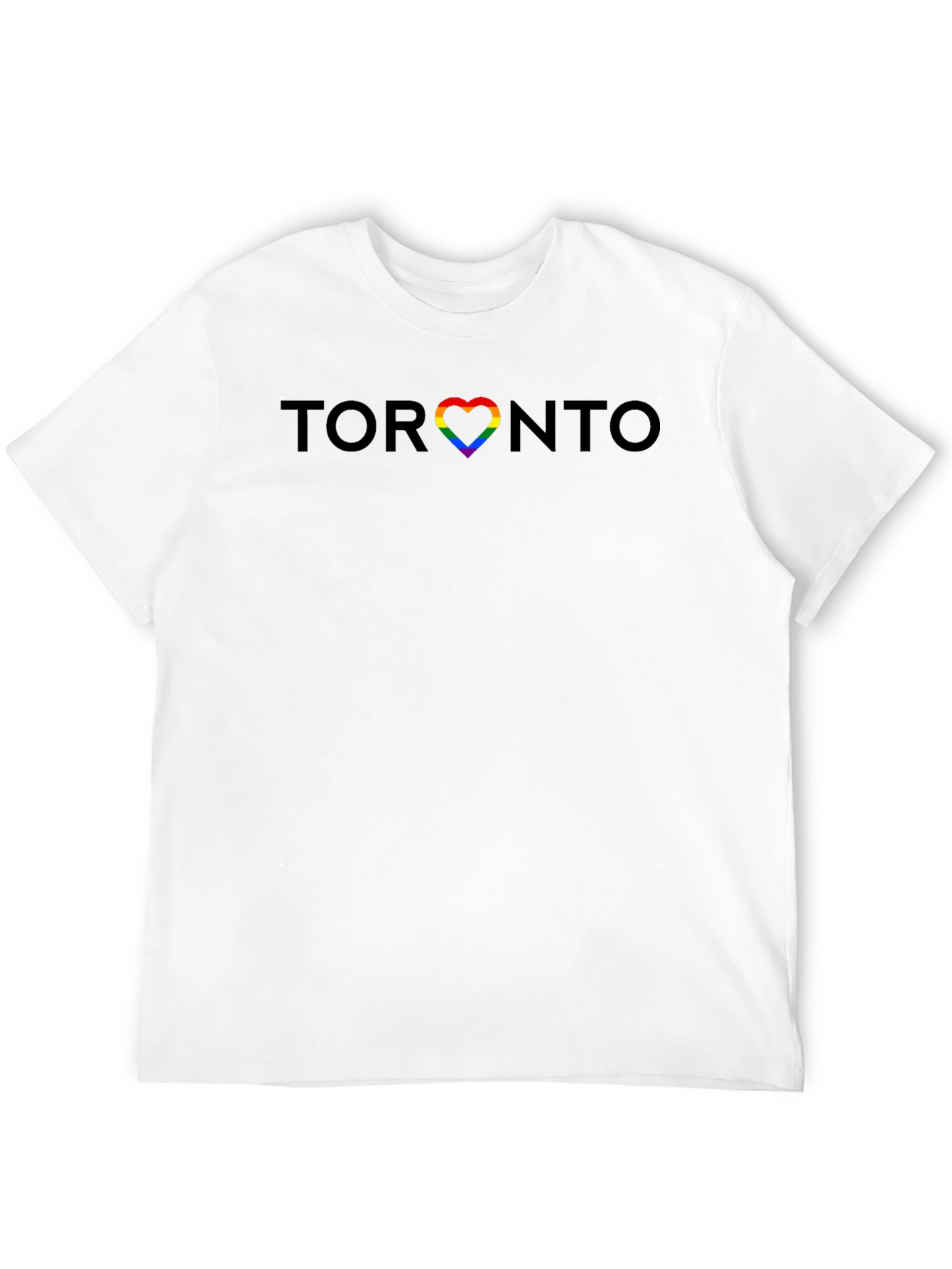Toronto Pride Heart T-Shirt - Black