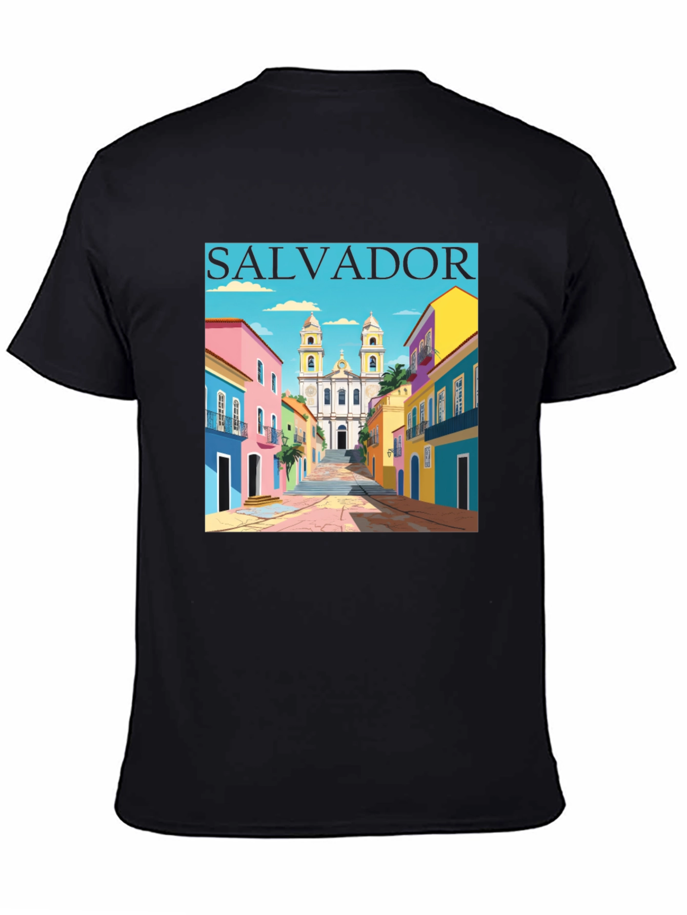Salvador Brazil Graphic Tee - Black