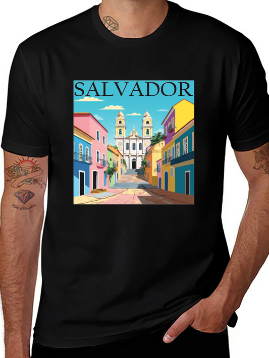 Salvador Brazil Graphic Tee - Black