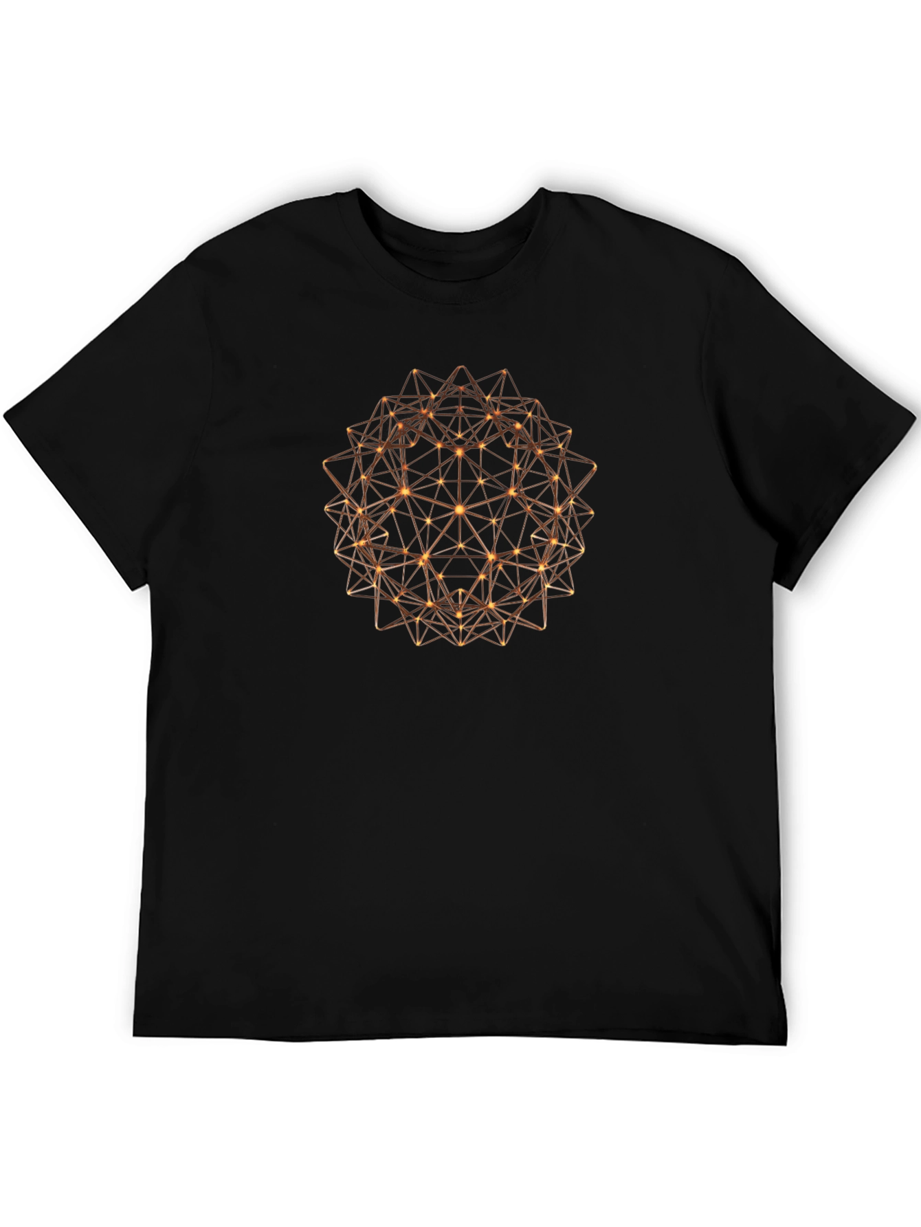 Geometric Sphere Graphic Tee - Modern Design