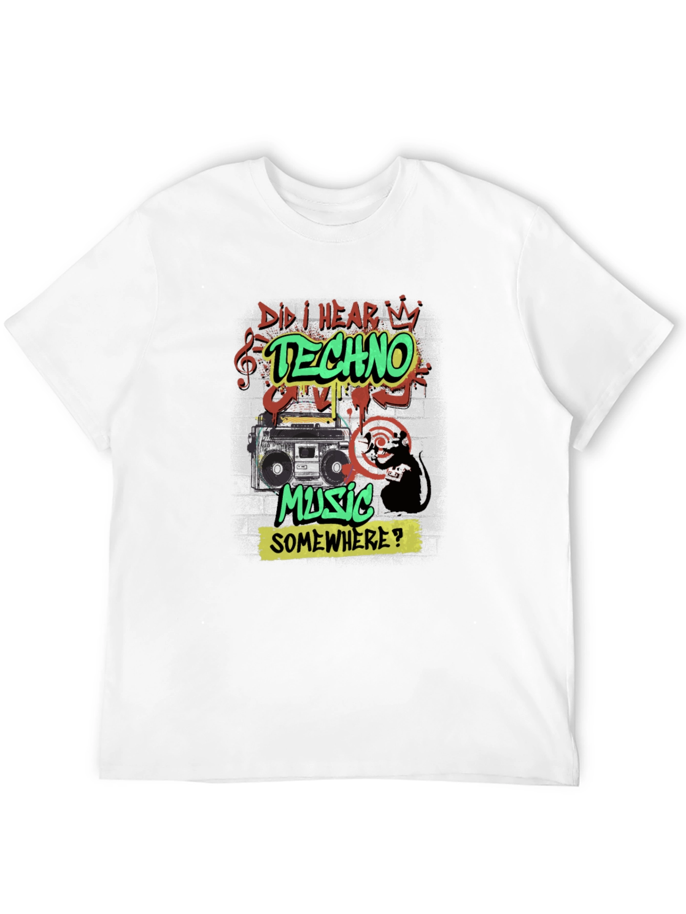 Techno Music Graphic Tee