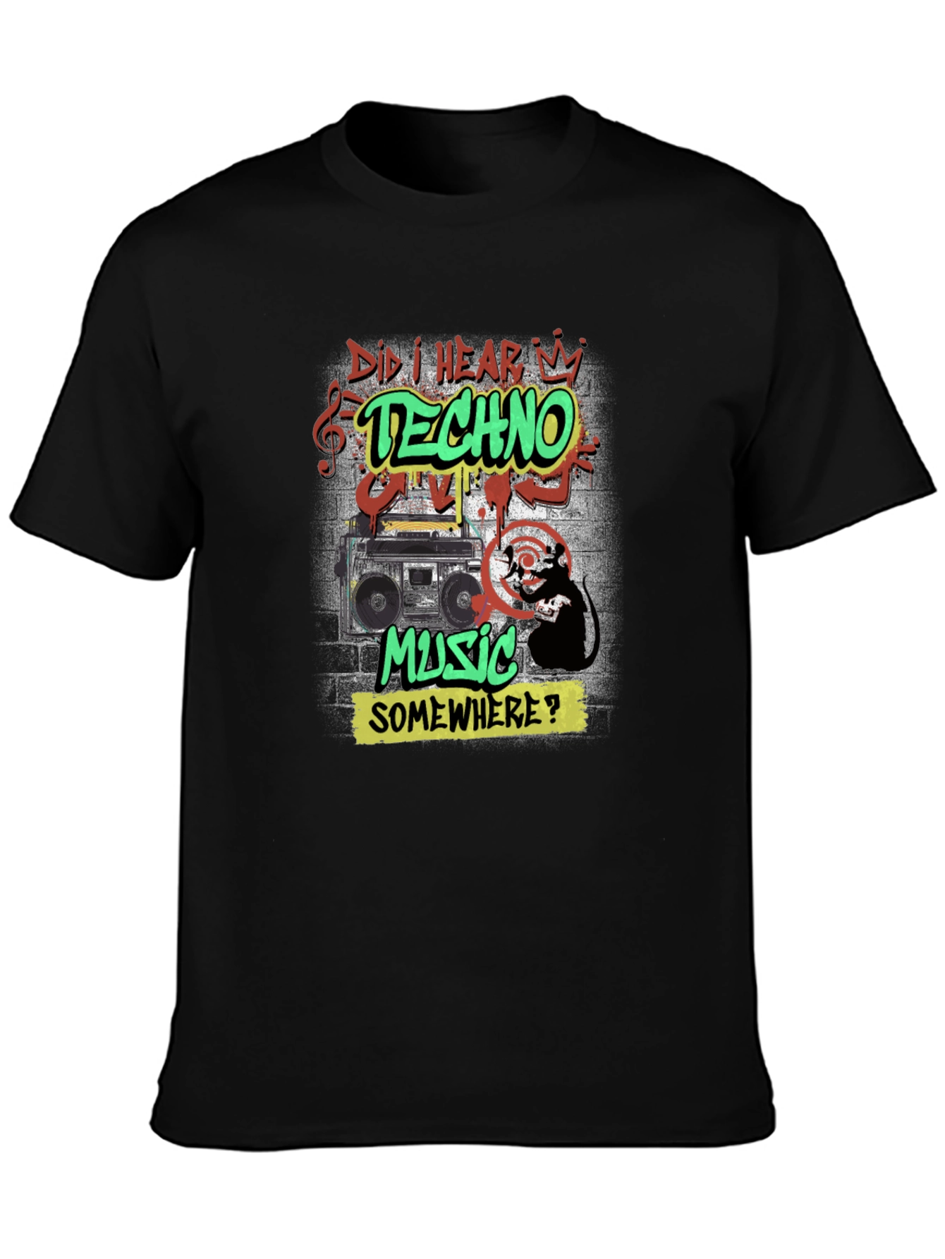 Techno Music Graphic Tee
