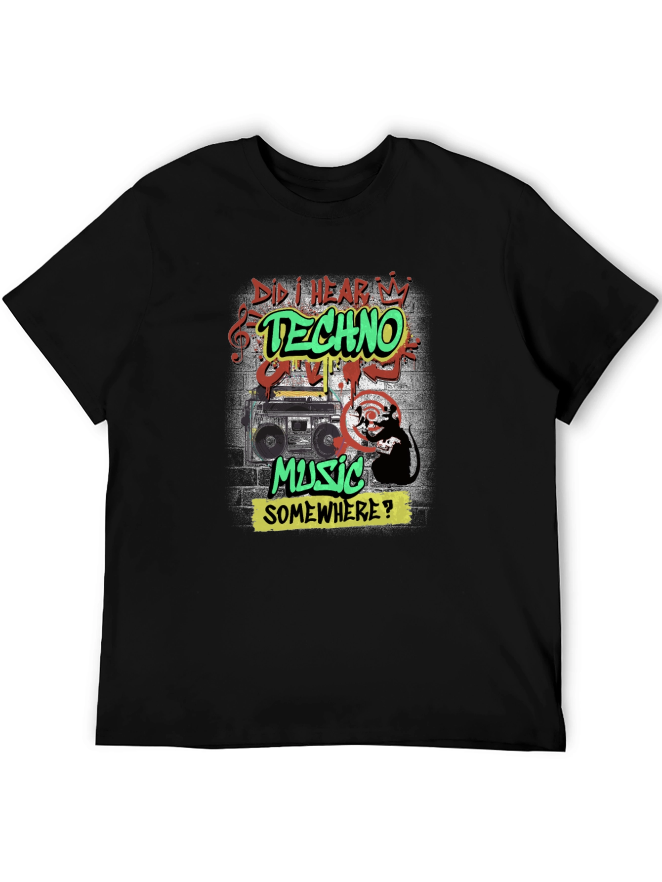 Techno Music Graphic Tee