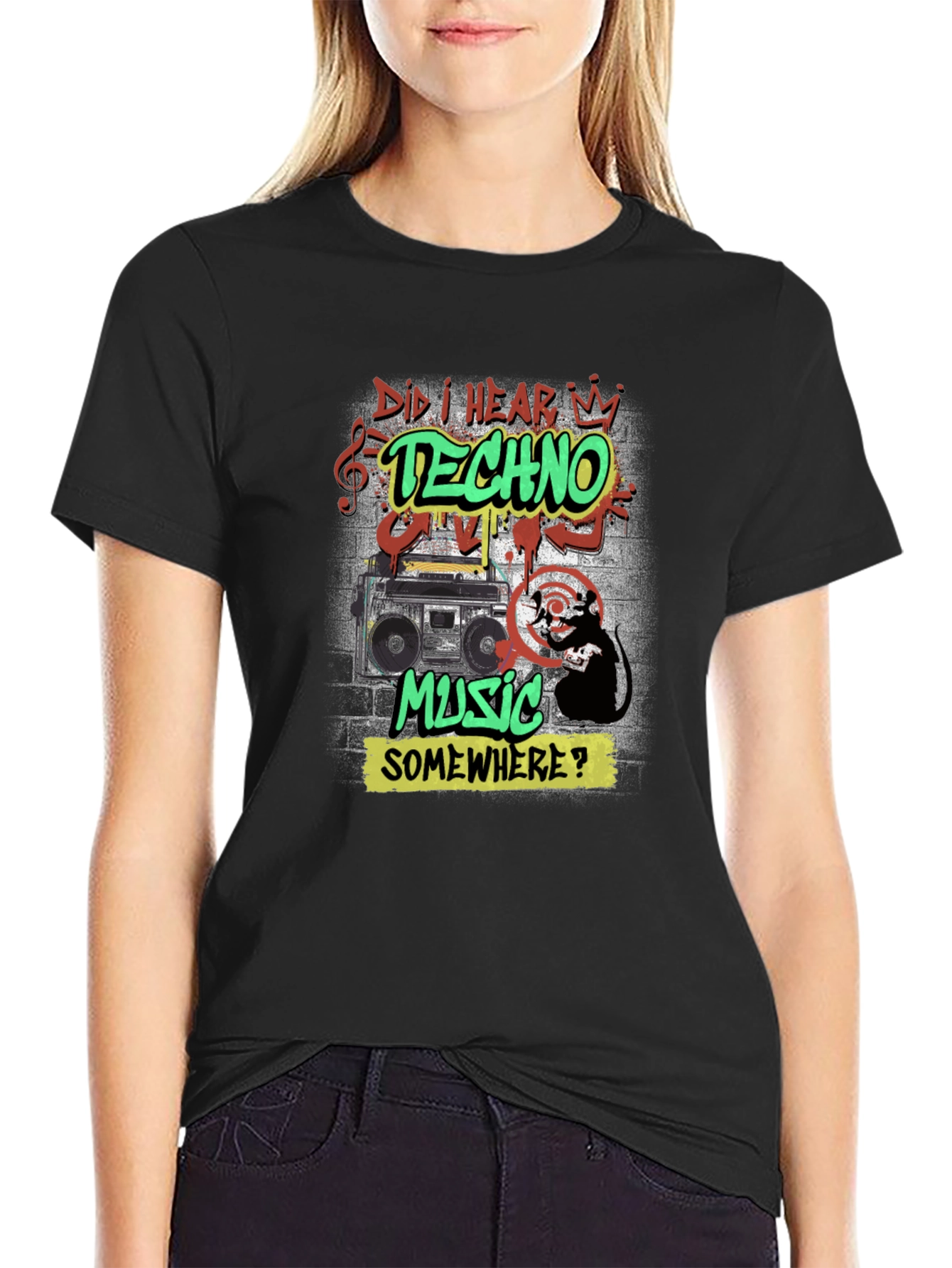 Techno Music Graphic Tee