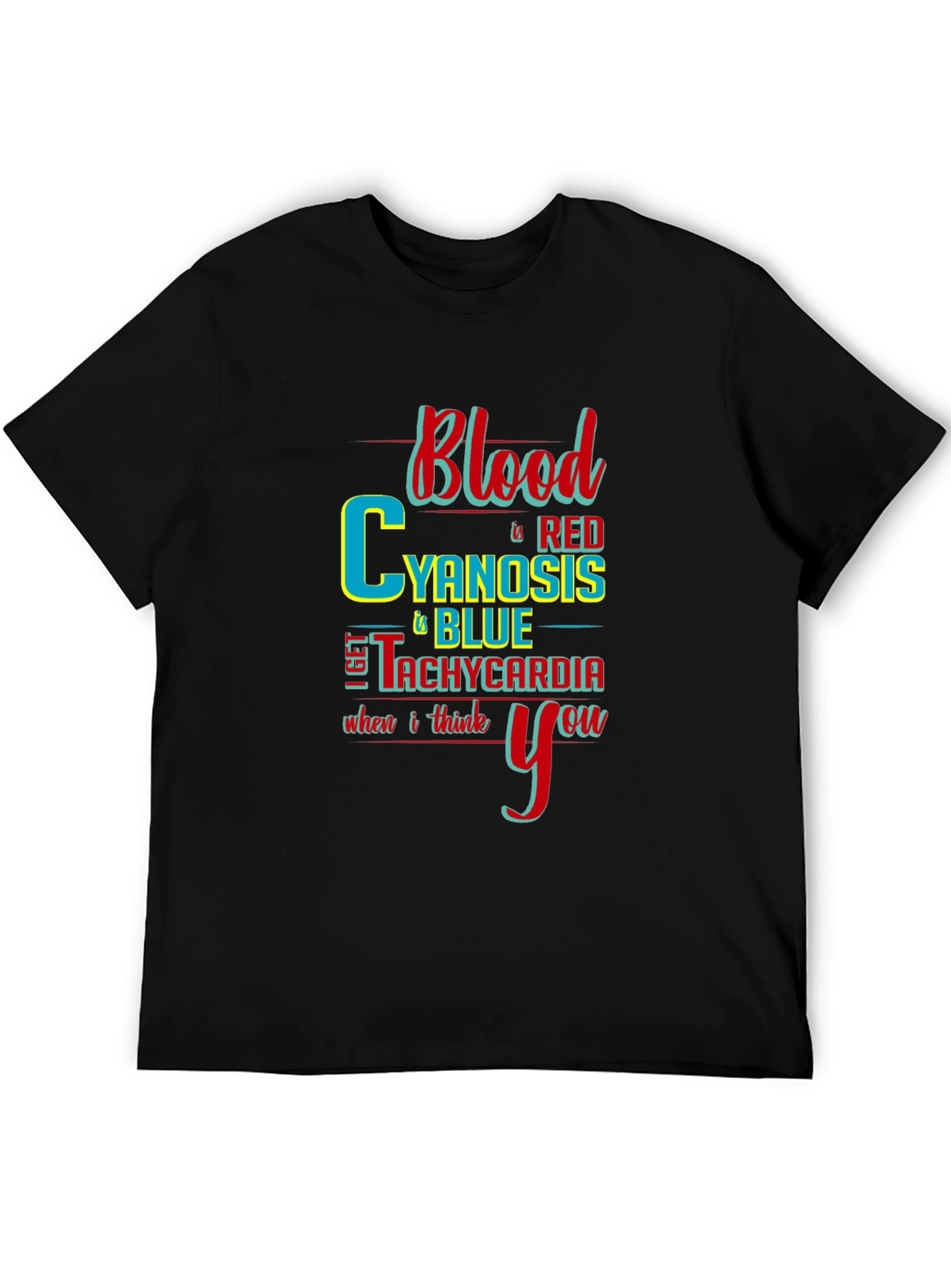 Blood Cyanosis Tachycardia Graphic T-Shirt