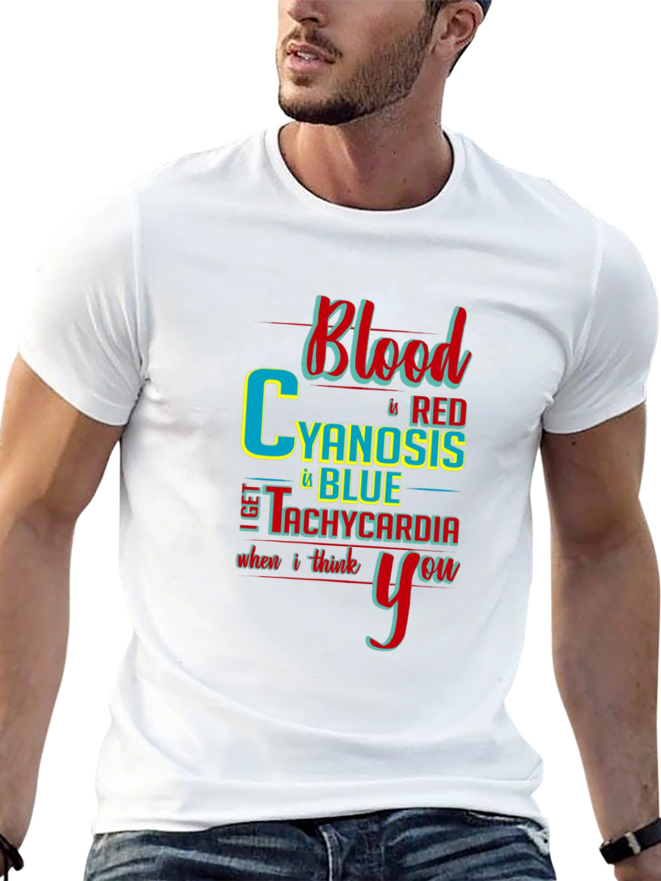 Blood Cyanosis Tachycardia Graphic T-Shirt