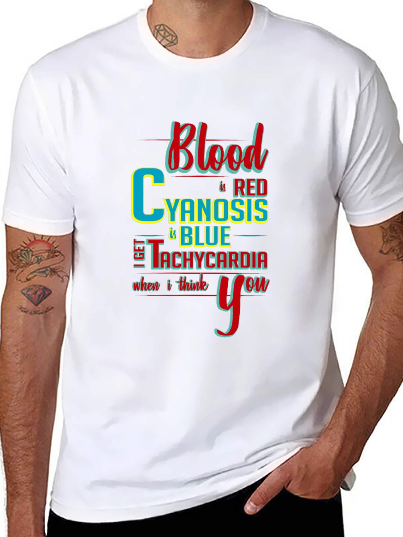 Blood Cyanosis Tachycardia Graphic T-Shirt