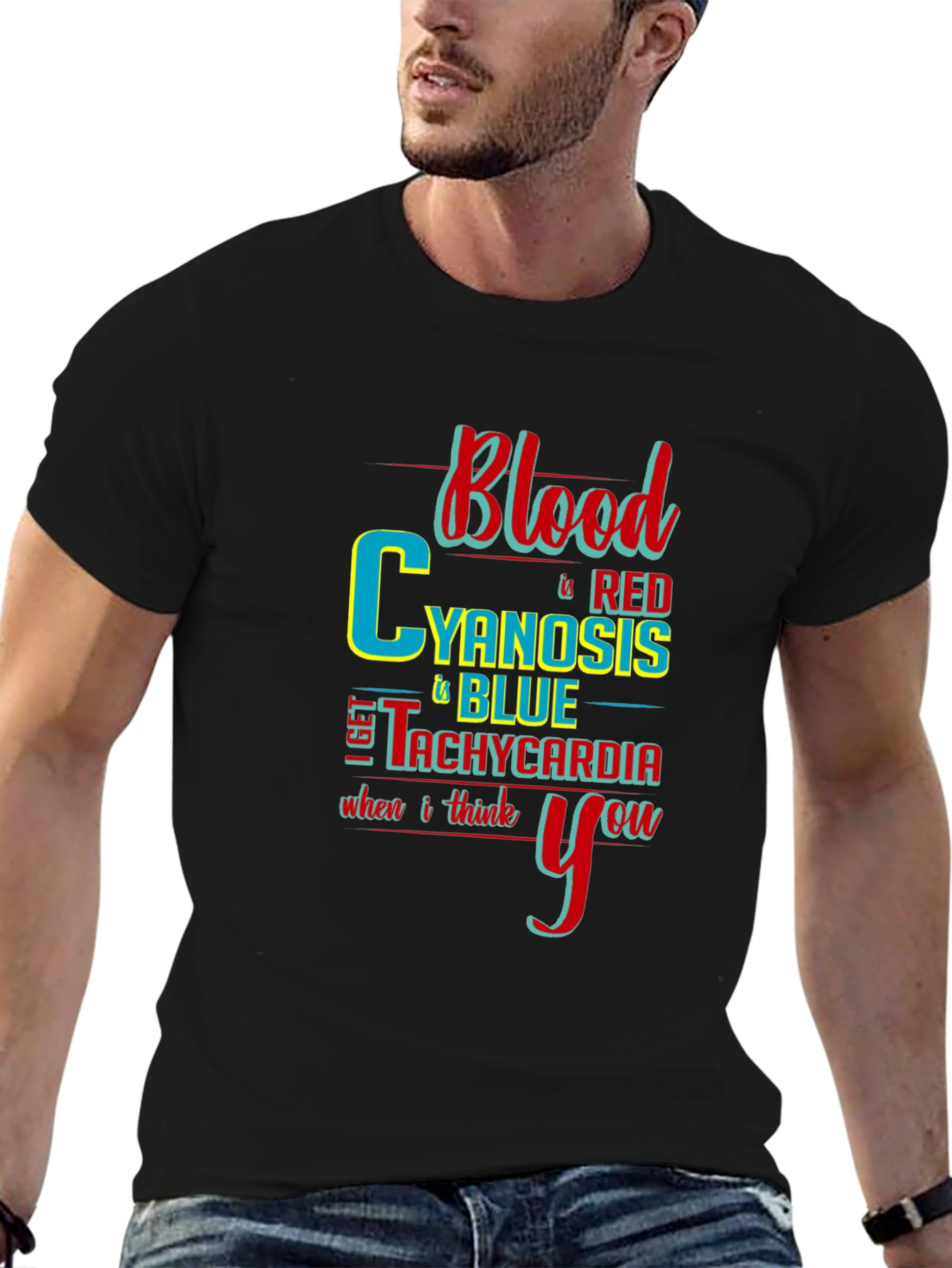 Blood Cyanosis Tachycardia Graphic T-Shirt