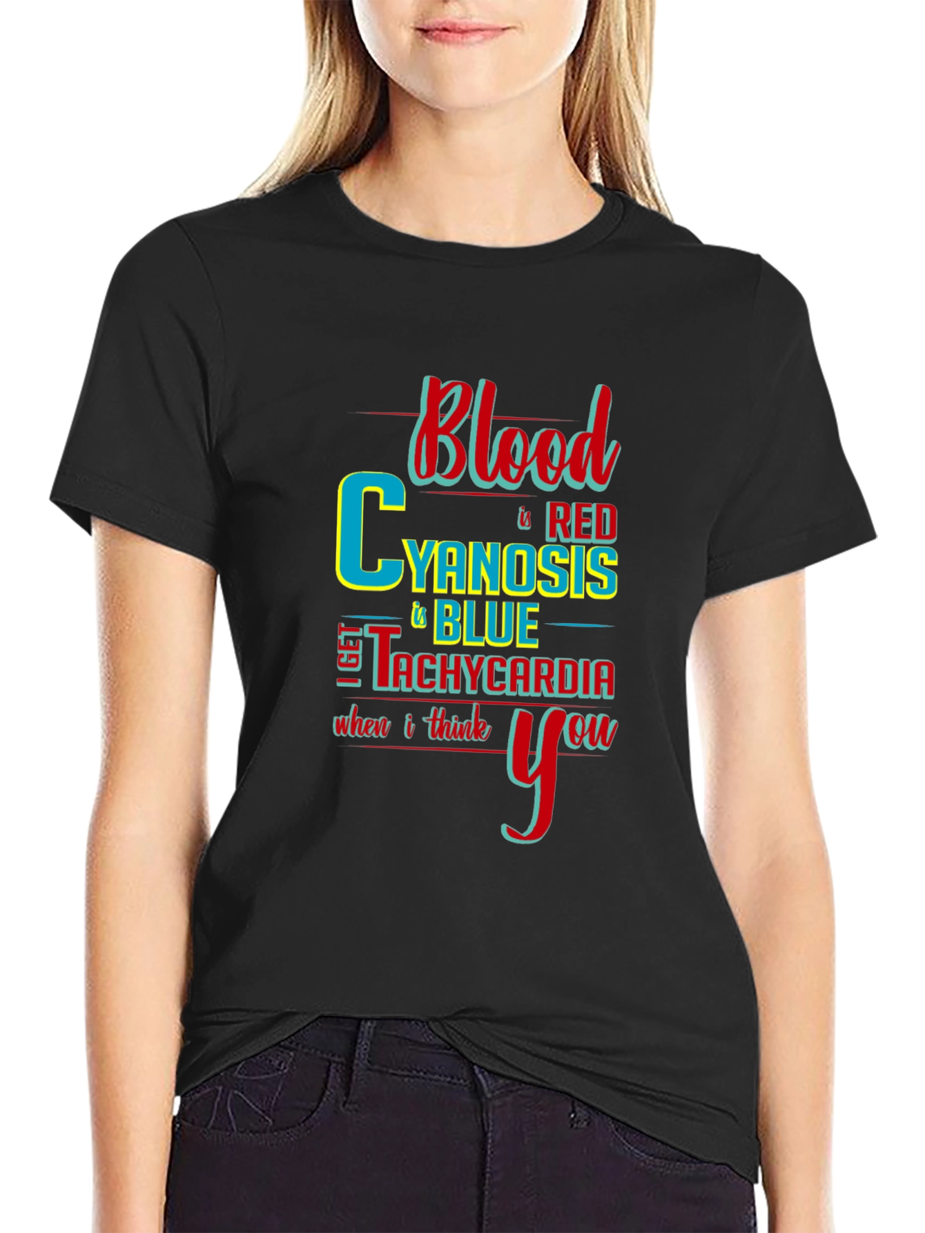 Blood Cyanosis Tachycardia Graphic T-Shirt