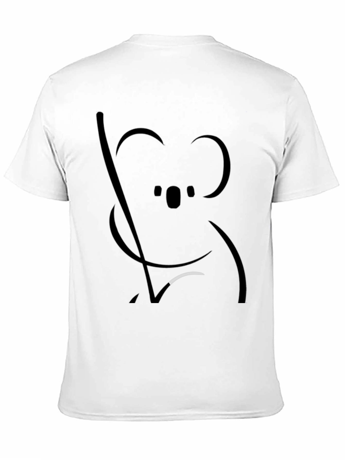 Koala Graphic Black T-Shirt - Unisex