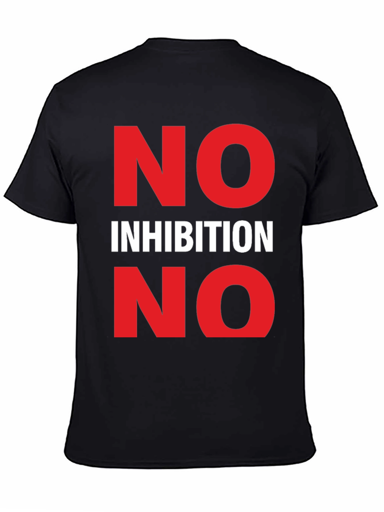 No Inhibition Graphic Tee - Bold Statement T-Shirt
