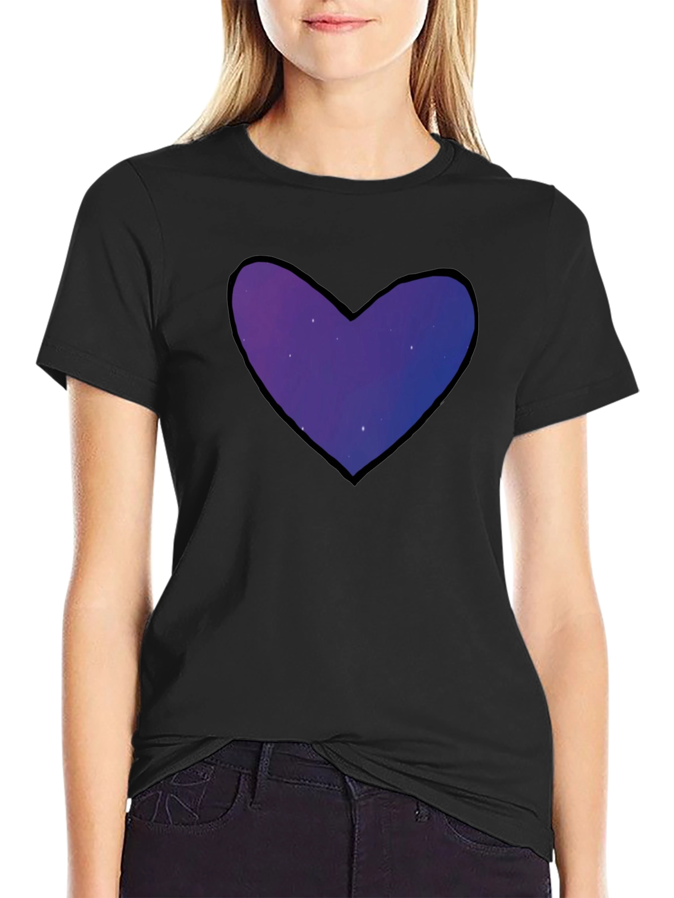 Galaxy Heart T-Shirt - Stylish & Unique