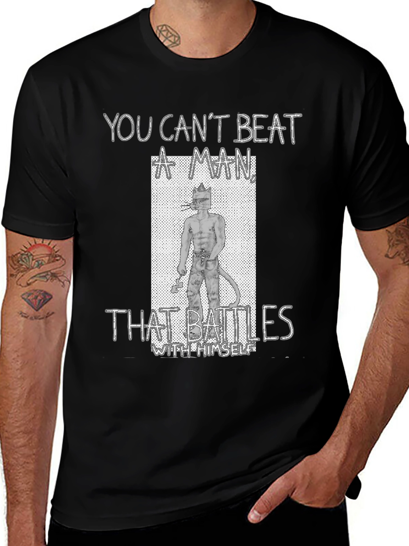 You Cant Beat A Man T-Shirt