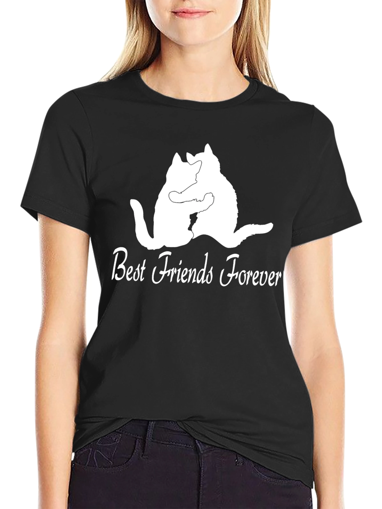 Best Friends Forever Black T-Shirt