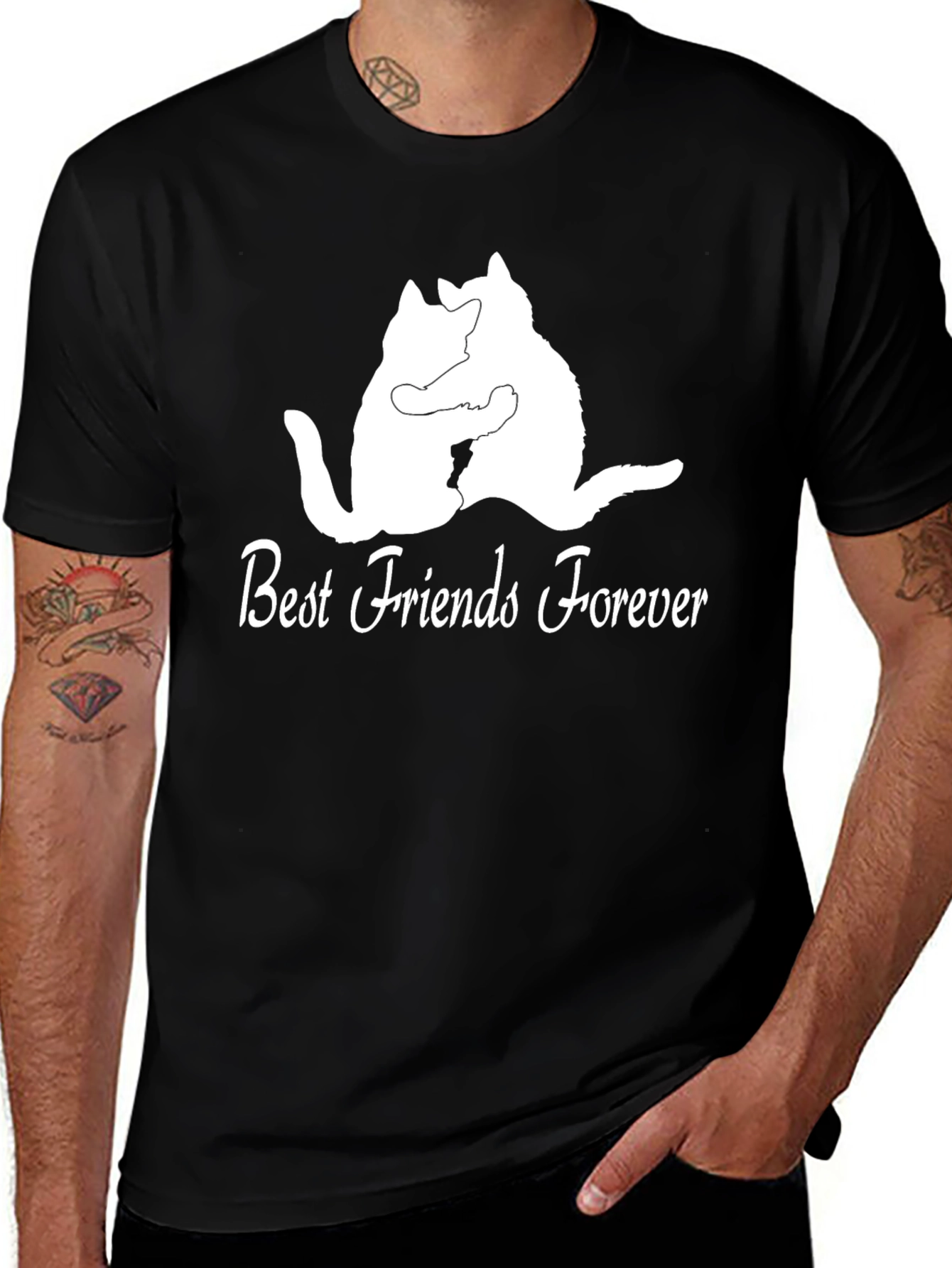 Best Friends Forever Black T-Shirt