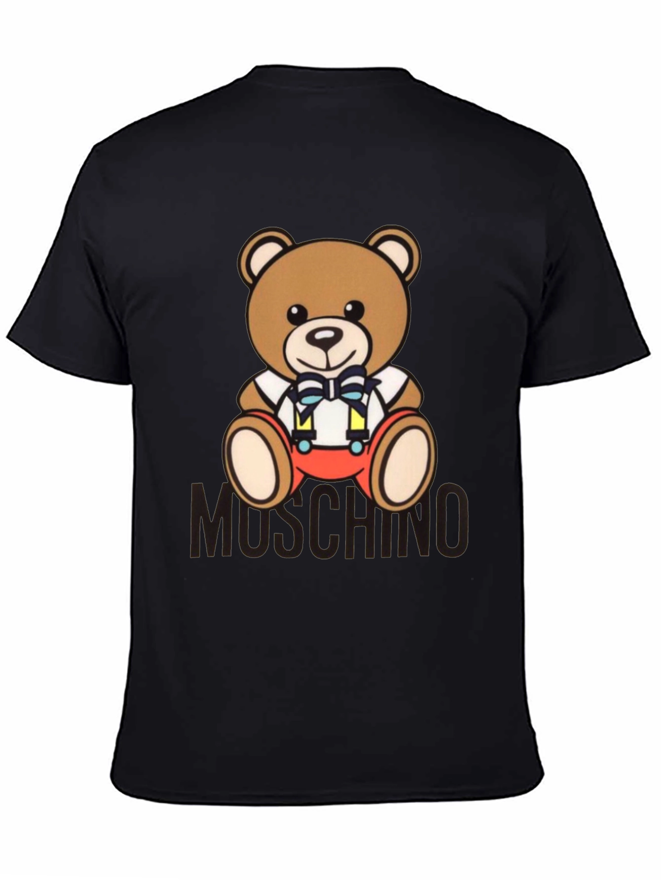 Teddy Bear Print T-Shirt - Casual Style