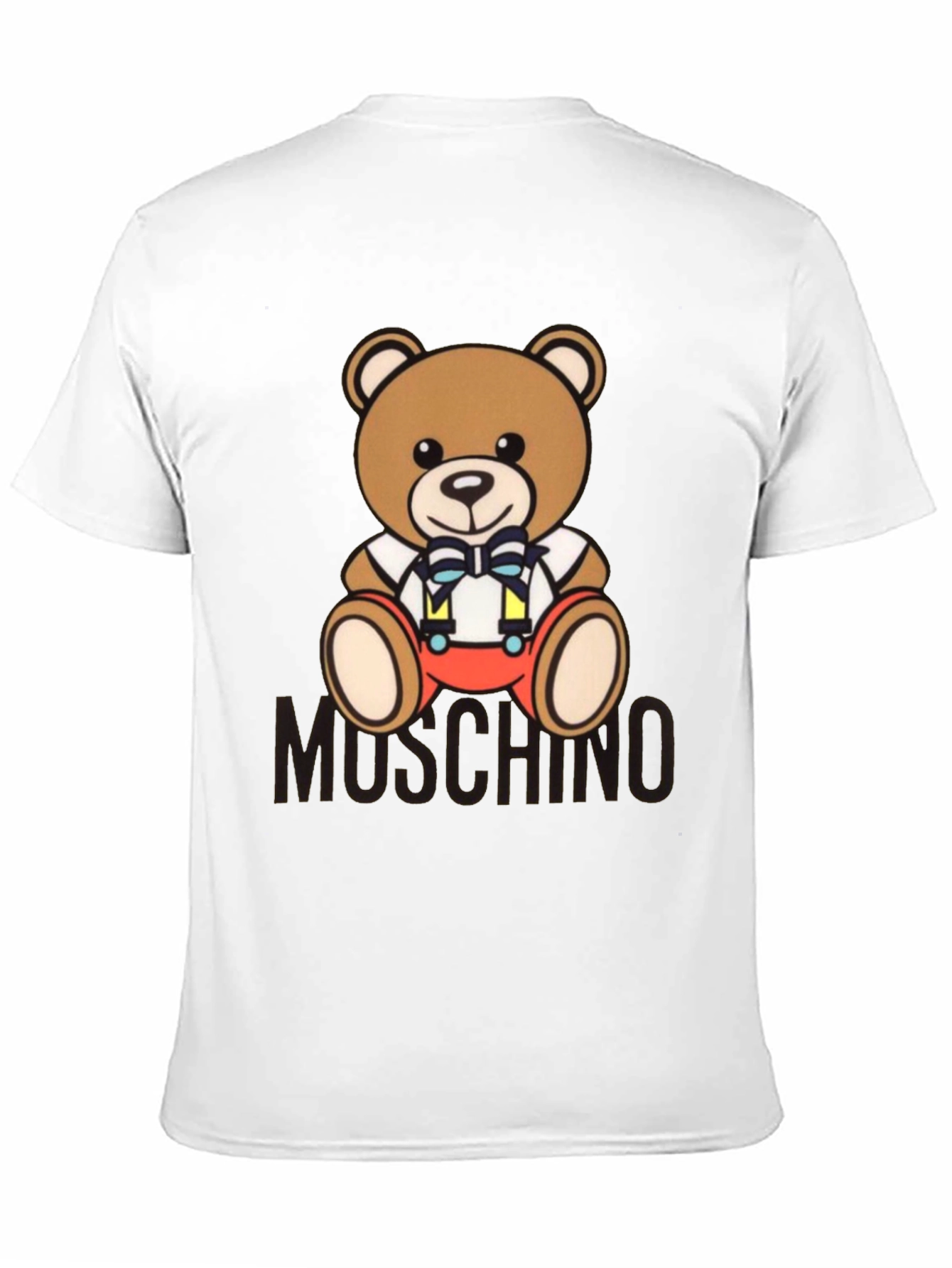 Teddy Bear Print T-Shirt - Casual Style