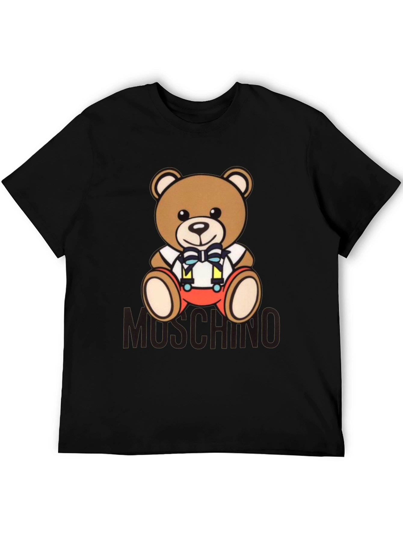 Teddy Bear Print T-Shirt - Casual Style