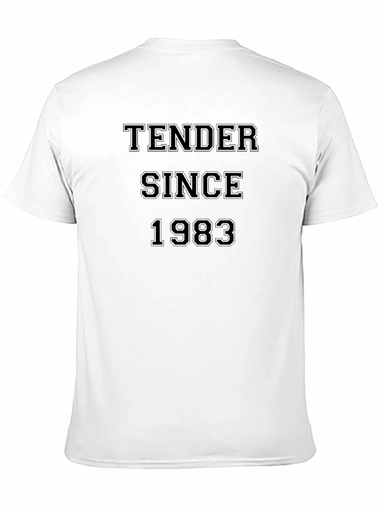 Tender Since 1983 Black Graphic Tee